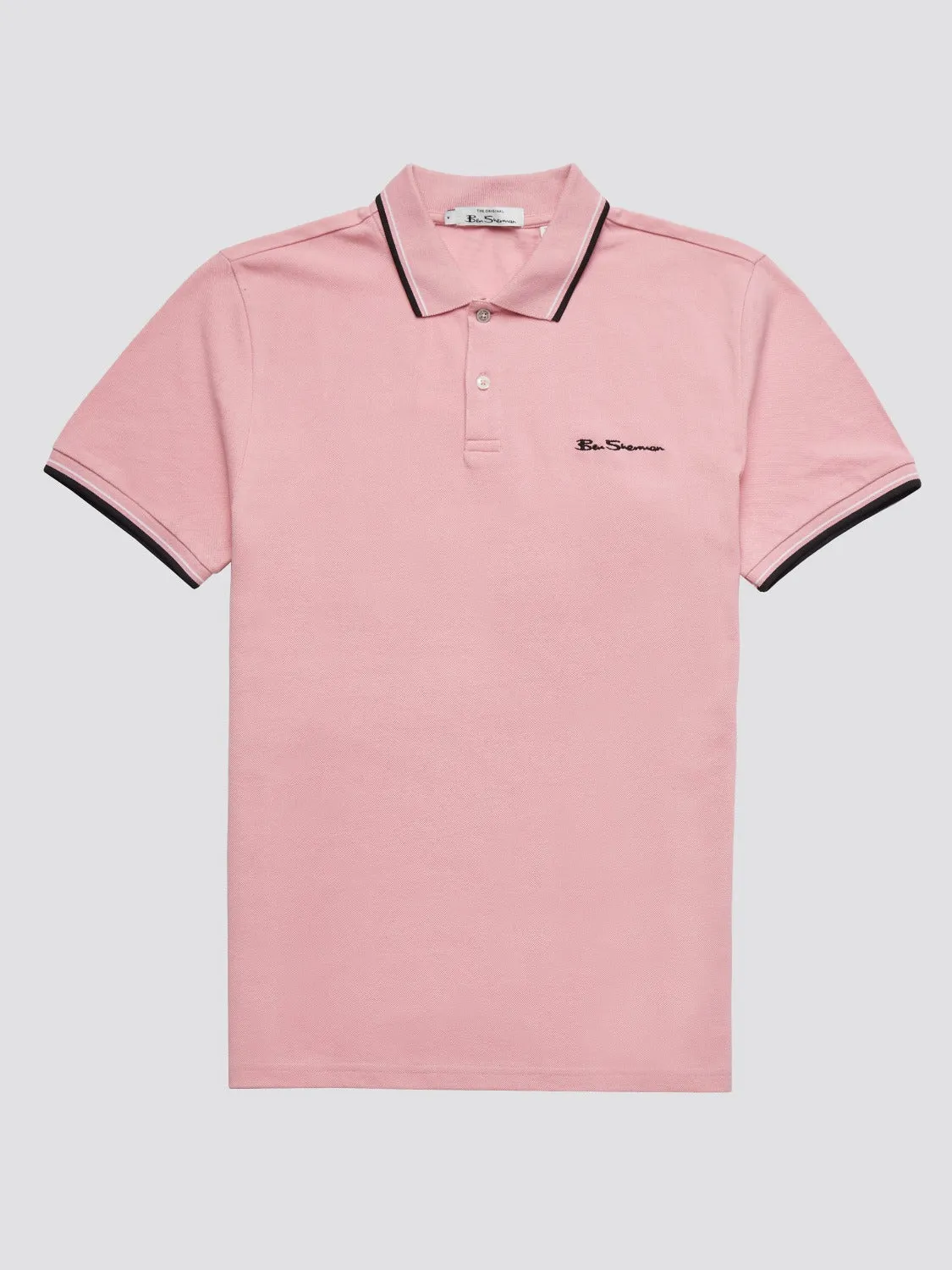 Signature Organic Cotton Polo - Pink sold by Ben Sherman product image thumbnail 5