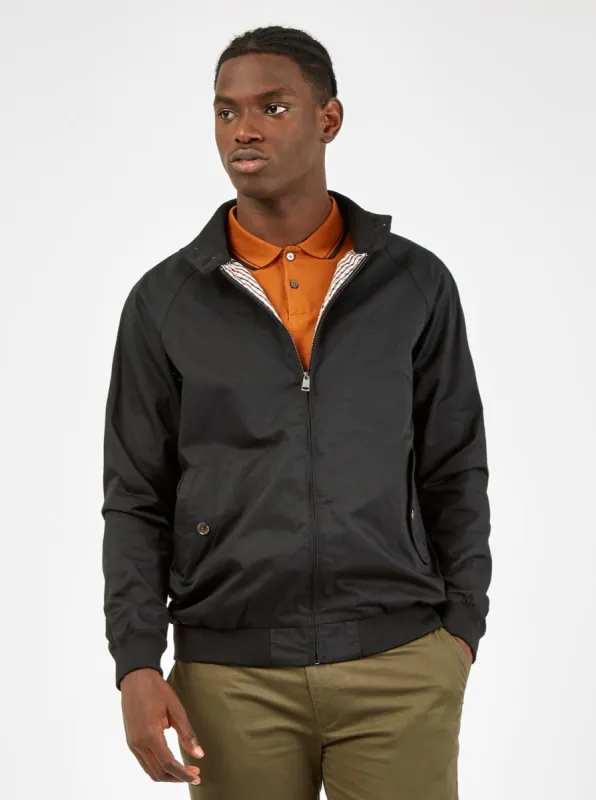 Signature Harrington Jacket - Black sold by Ben Sherman