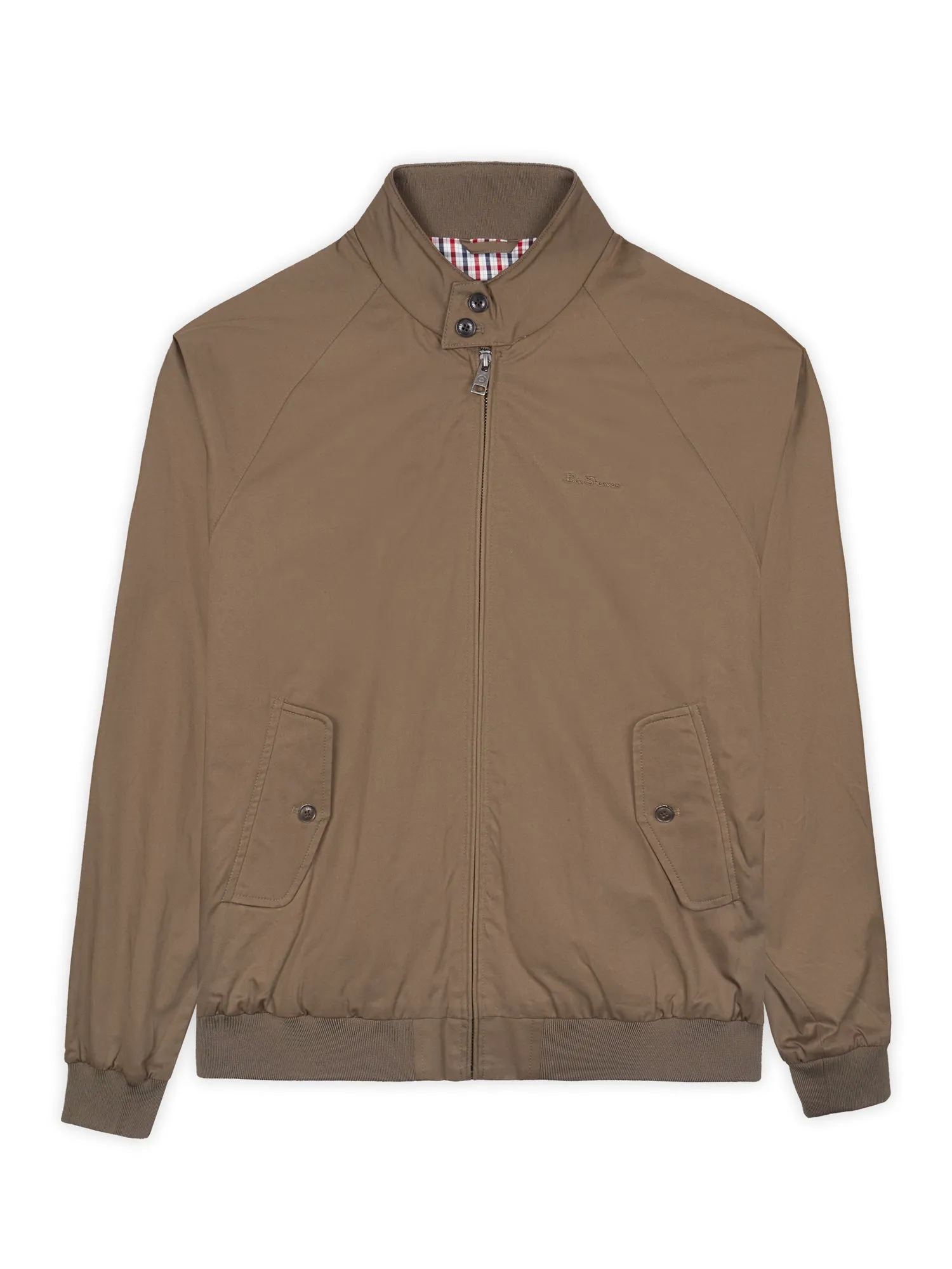 Signature Harrington Jacket - Khaki sold by Ben Sherman product image thumbnail 5