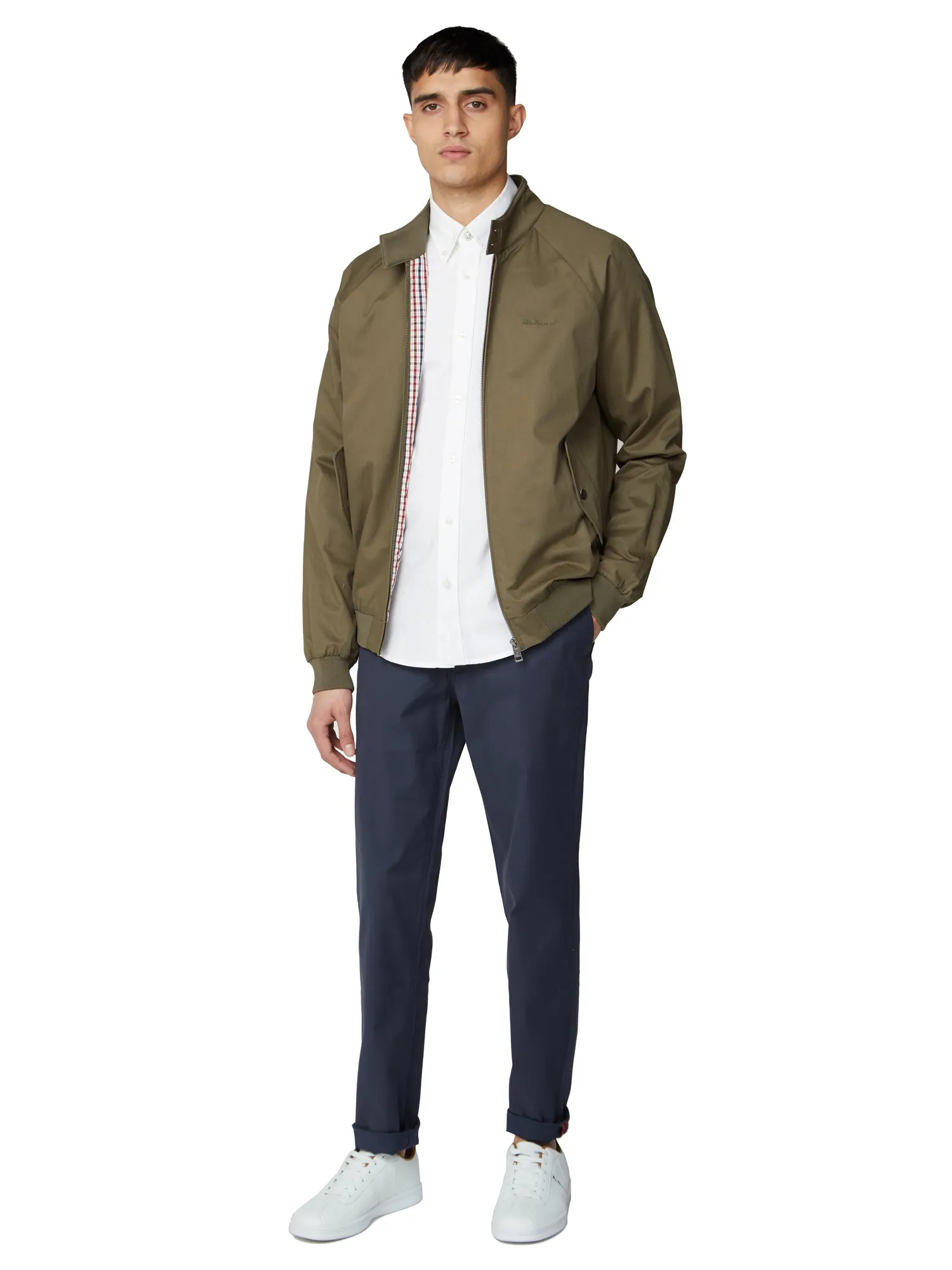 Signature Harrington Jacket - Khaki sold by Ben Sherman product image thumbnail 4