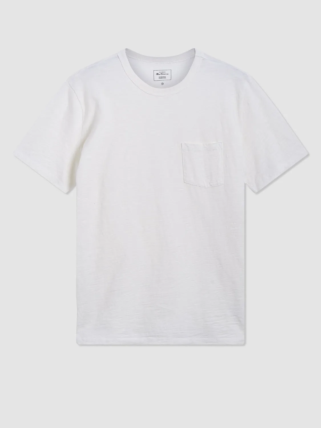 Garment Dye Beatnik T-Shirt - White sold by Ben Sherman product image thumbnail 2