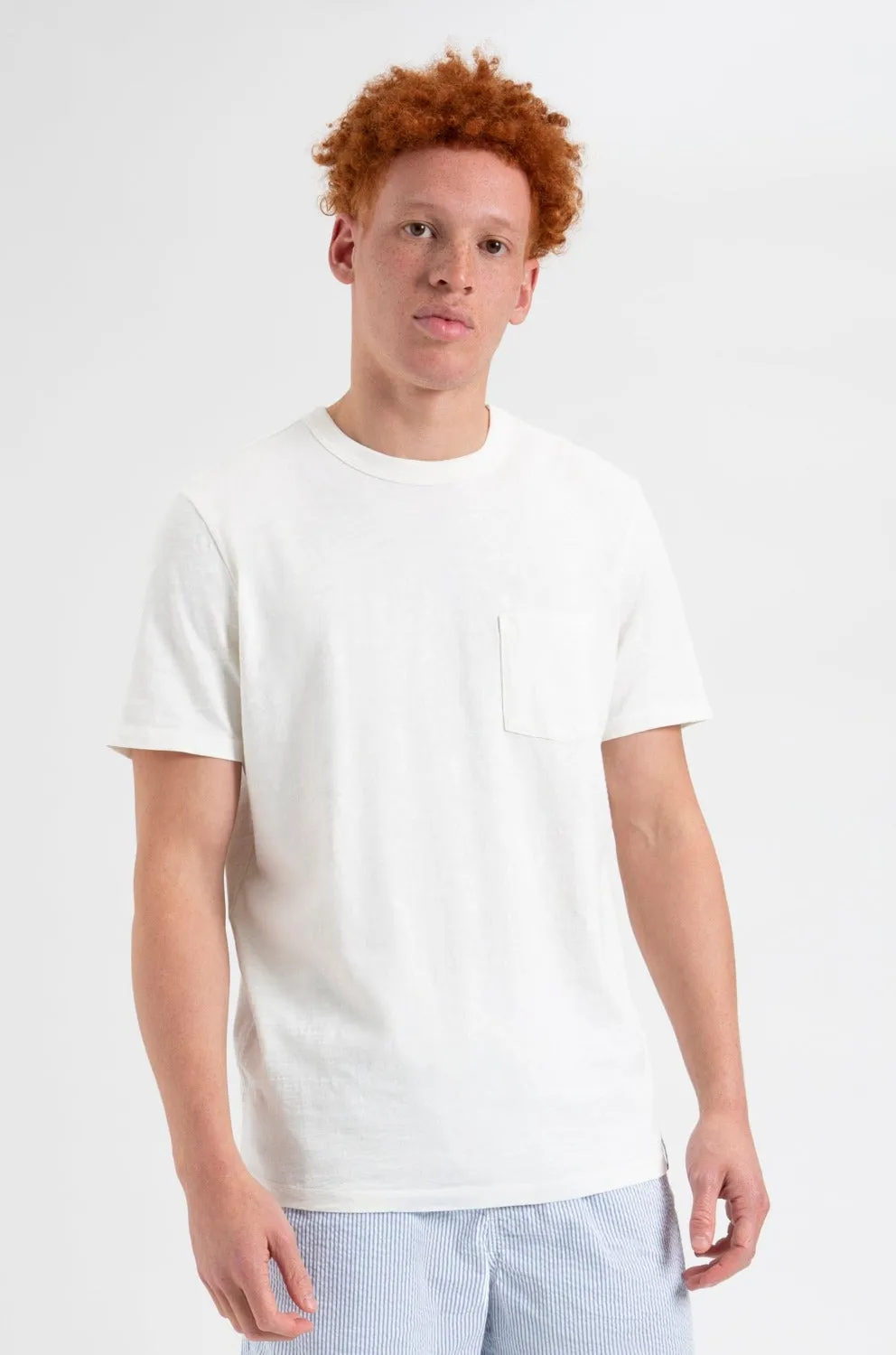 Garment Dye Beatnik T-Shirt - White sold by Ben Sherman product image thumbnail 3