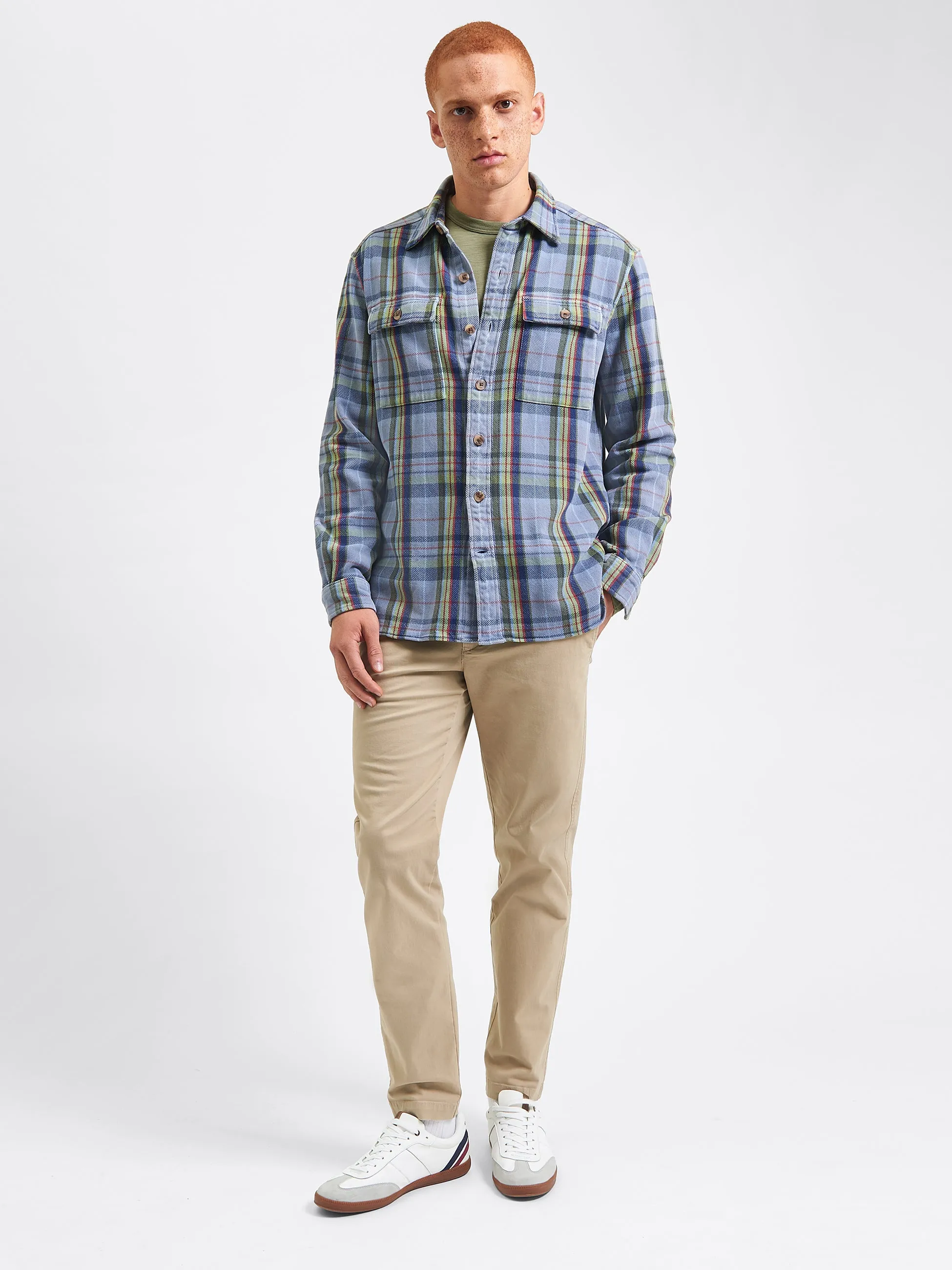 Uniform Shirt Jacket - Dusty Blue sold by Ben Sherman product image thumbnail 5