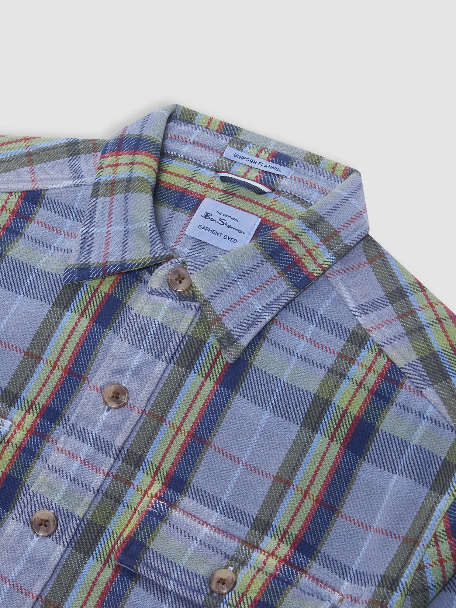 Uniform Shirt Jacket - Dusty Blue sold by Ben Sherman product image thumbnail 4