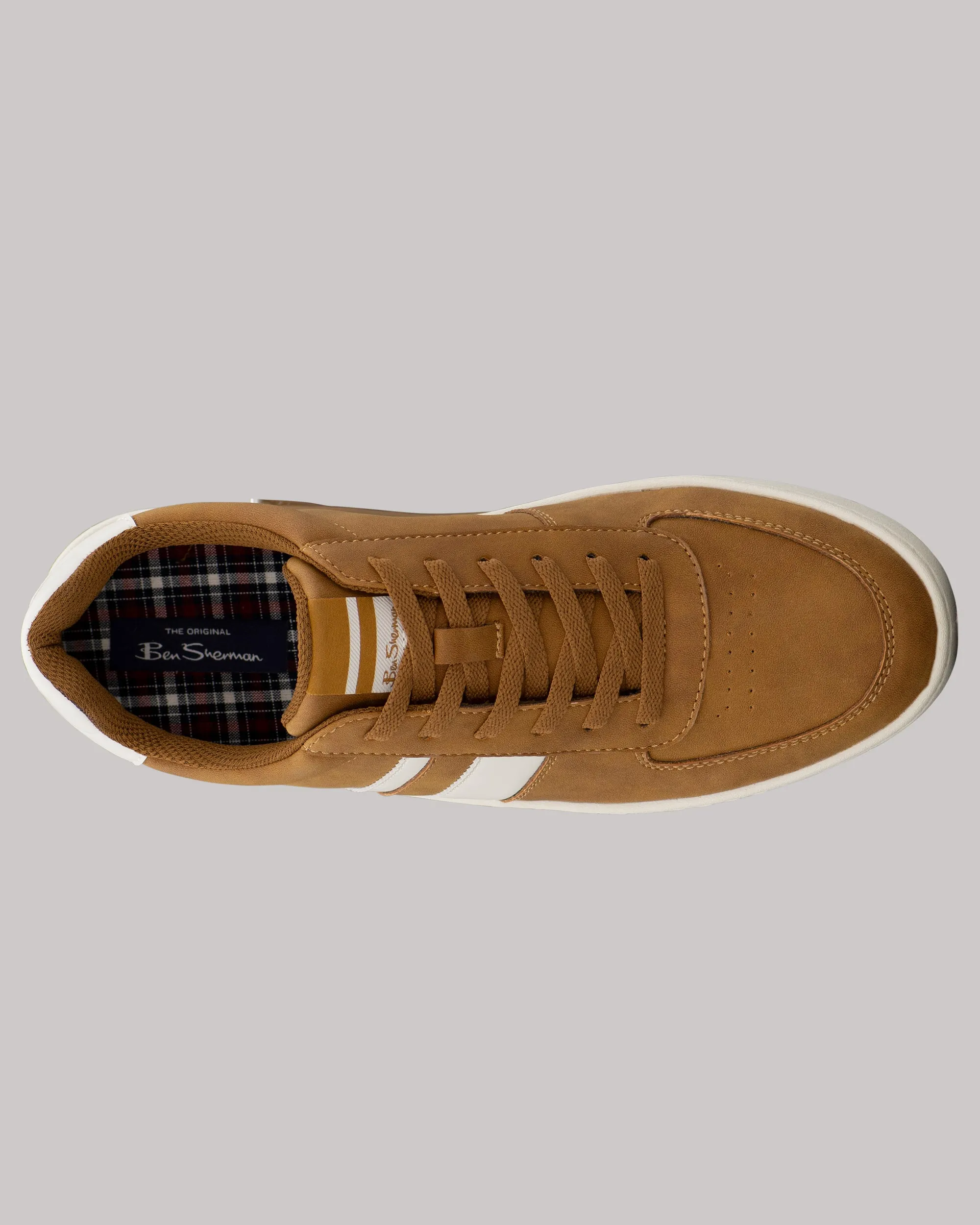 Hyde Stripe Sneaker - Honey Brown sold by Ben Sherman product image thumbnail 5