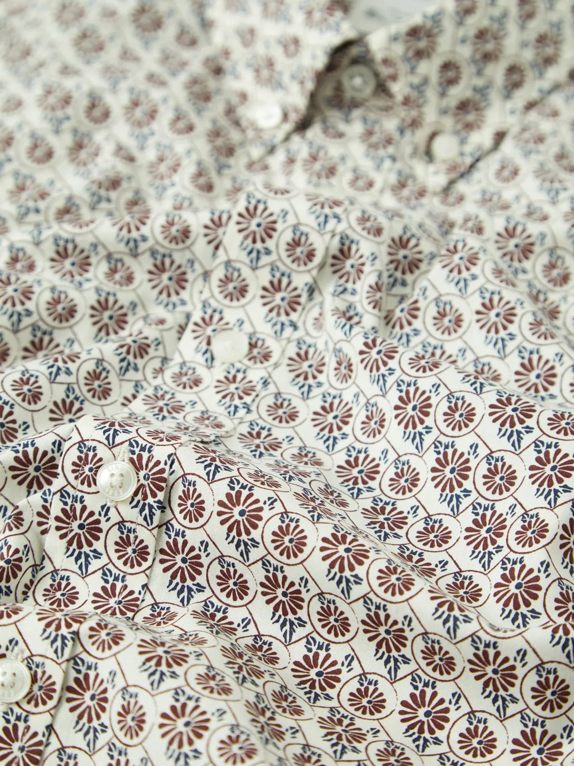 Mod Block Botanical Print Shirt sold by Ben Sherman product image thumbnail 2
