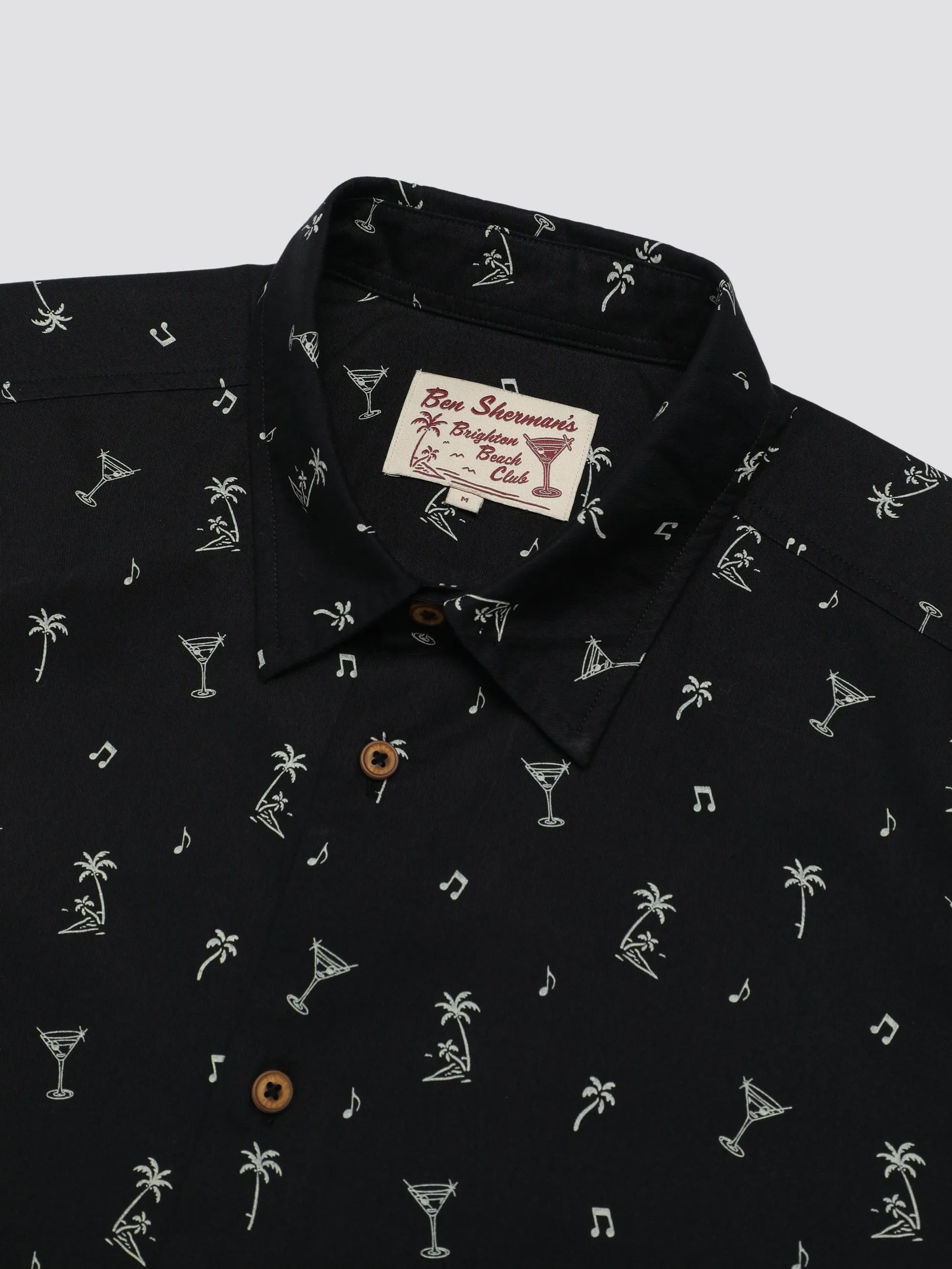 Scattered Print Shirt - Black sold by Ben Sherman product image thumbnail 5