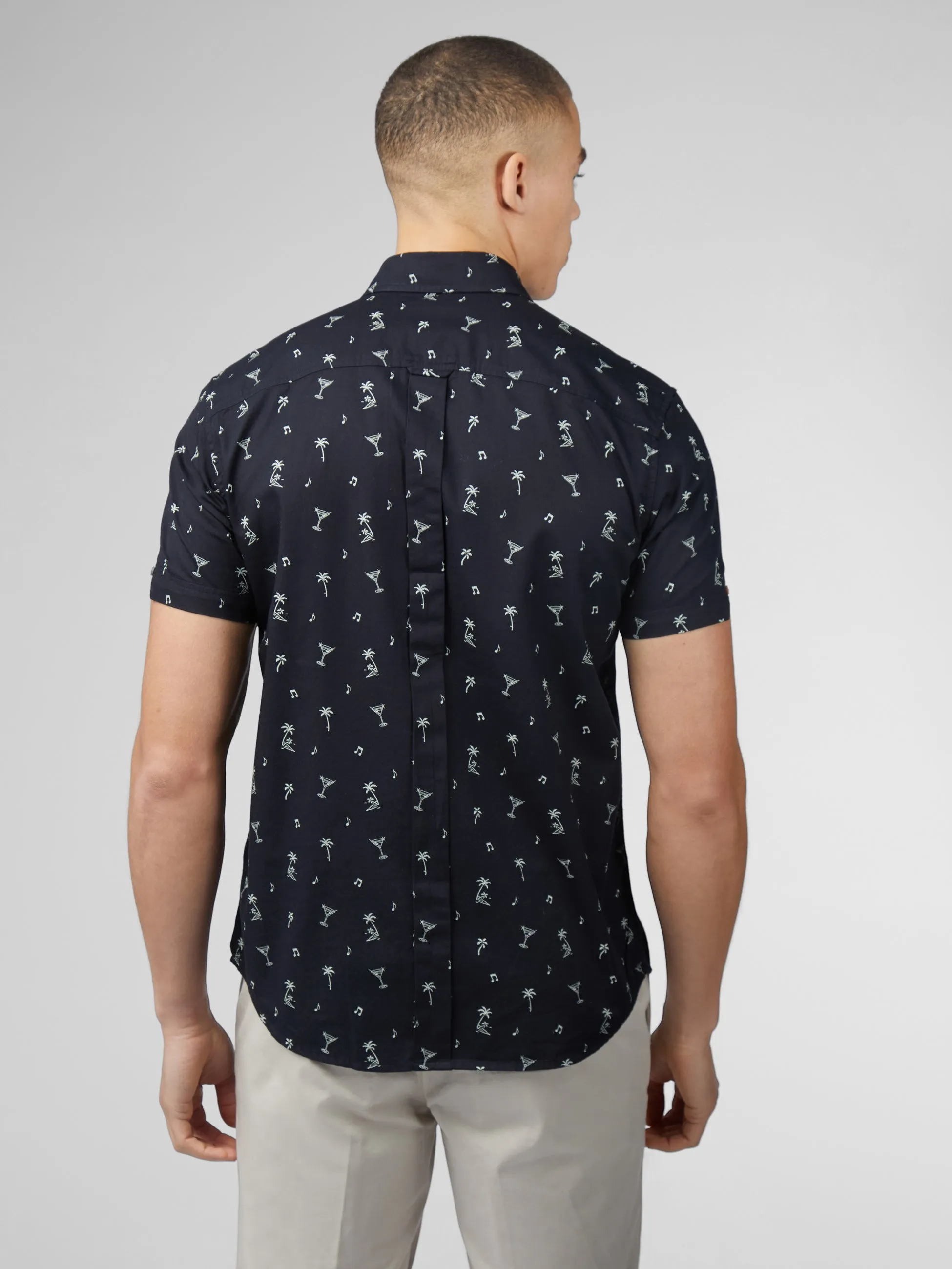 Scattered Print Shirt - Black sold by Ben Sherman product image thumbnail 3
