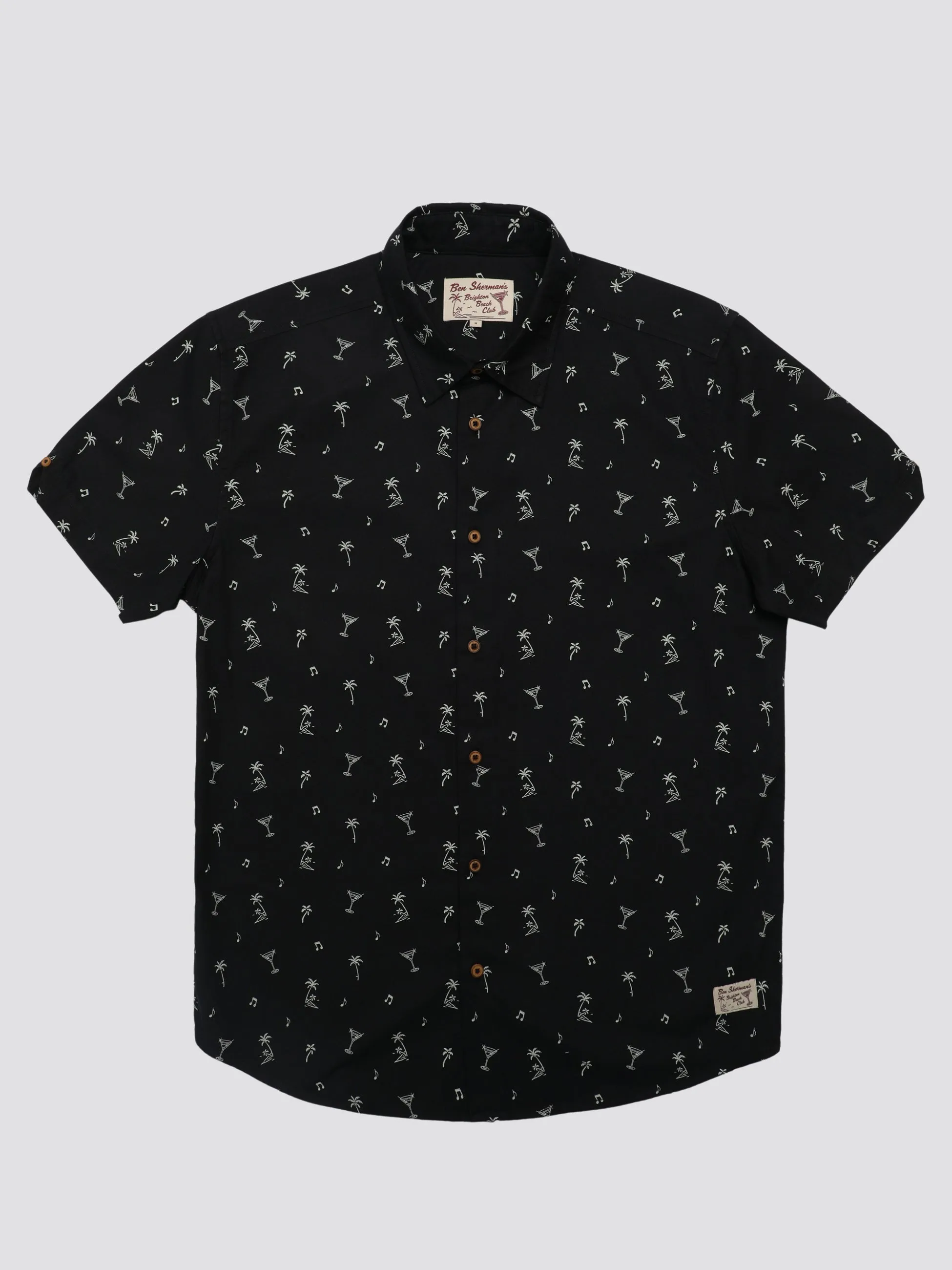 Scattered Print Shirt - Black sold by Ben Sherman product image thumbnail 4
