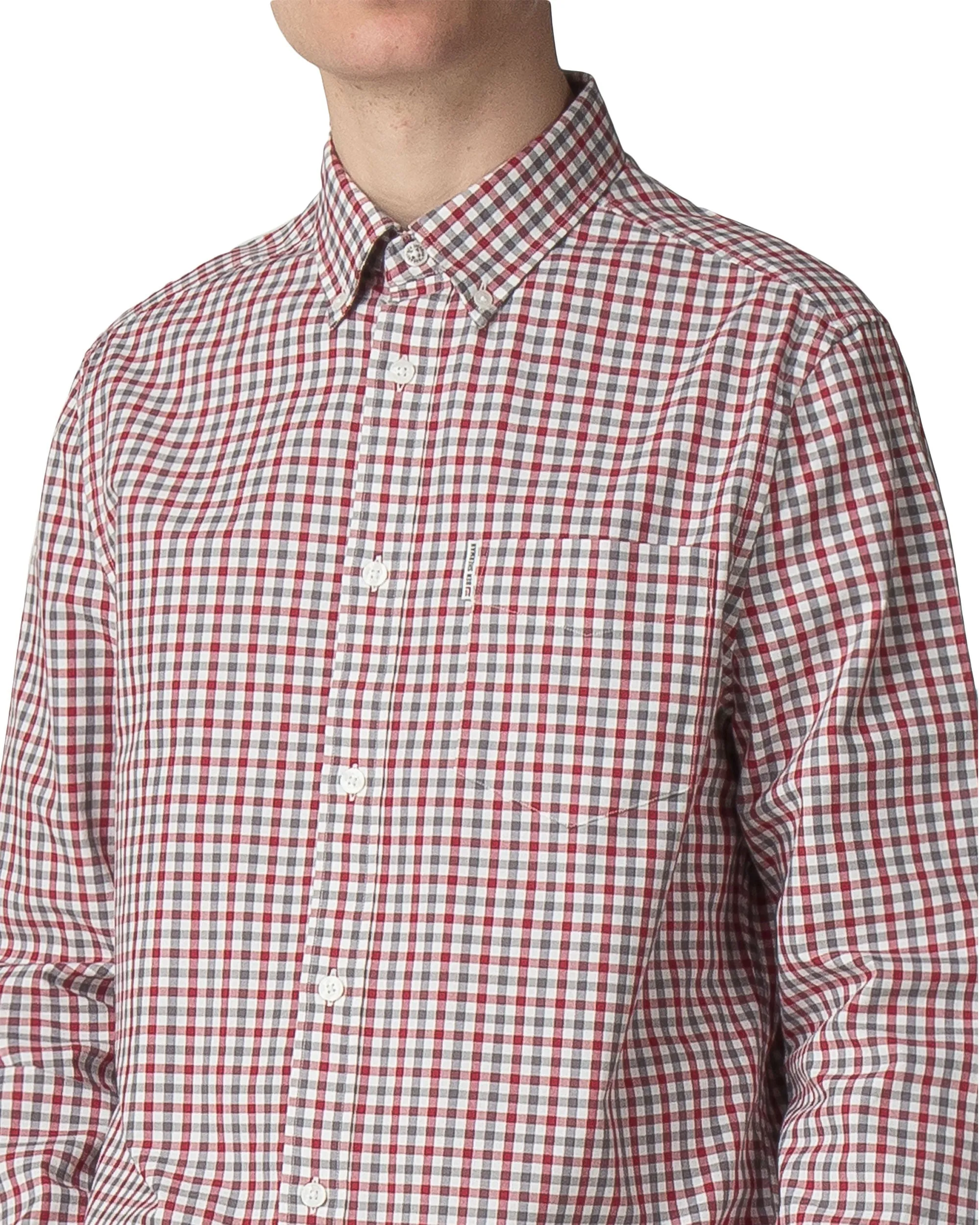 Long-Sleeve House Gingham - Off White sold by Ben Sherman product image thumbnail 4