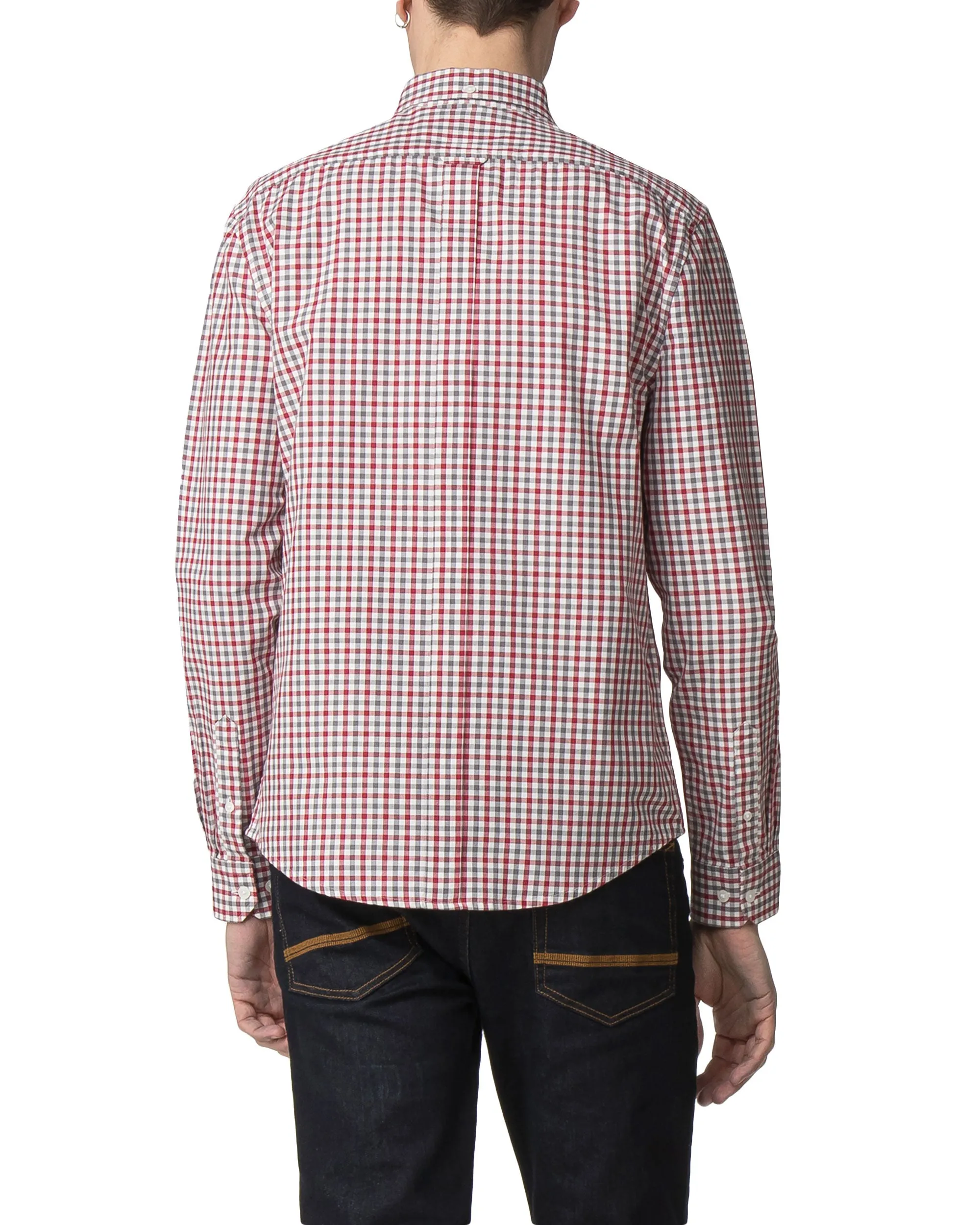 Long-Sleeve House Gingham - Off White sold by Ben Sherman product image thumbnail 2