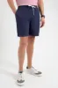Seersucker Slim Fit Bengal Stripe Short - Navy sold by Ben Sherman