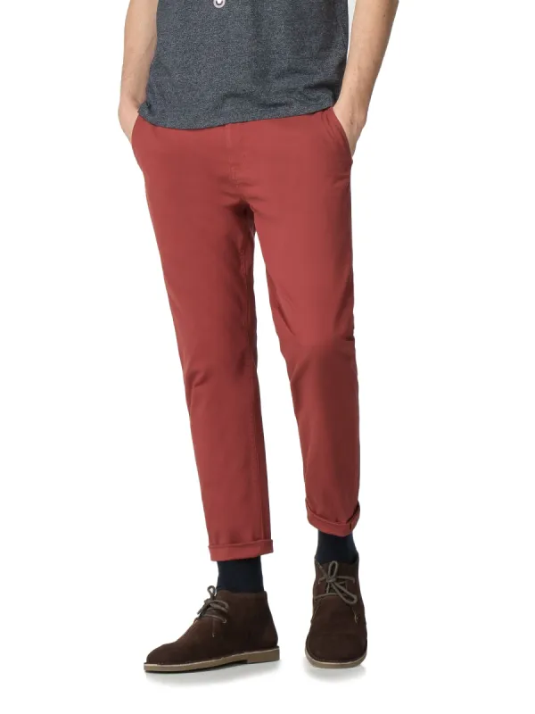 Slim Stretch Chino Pant - Rust sold by Ben Sherman
