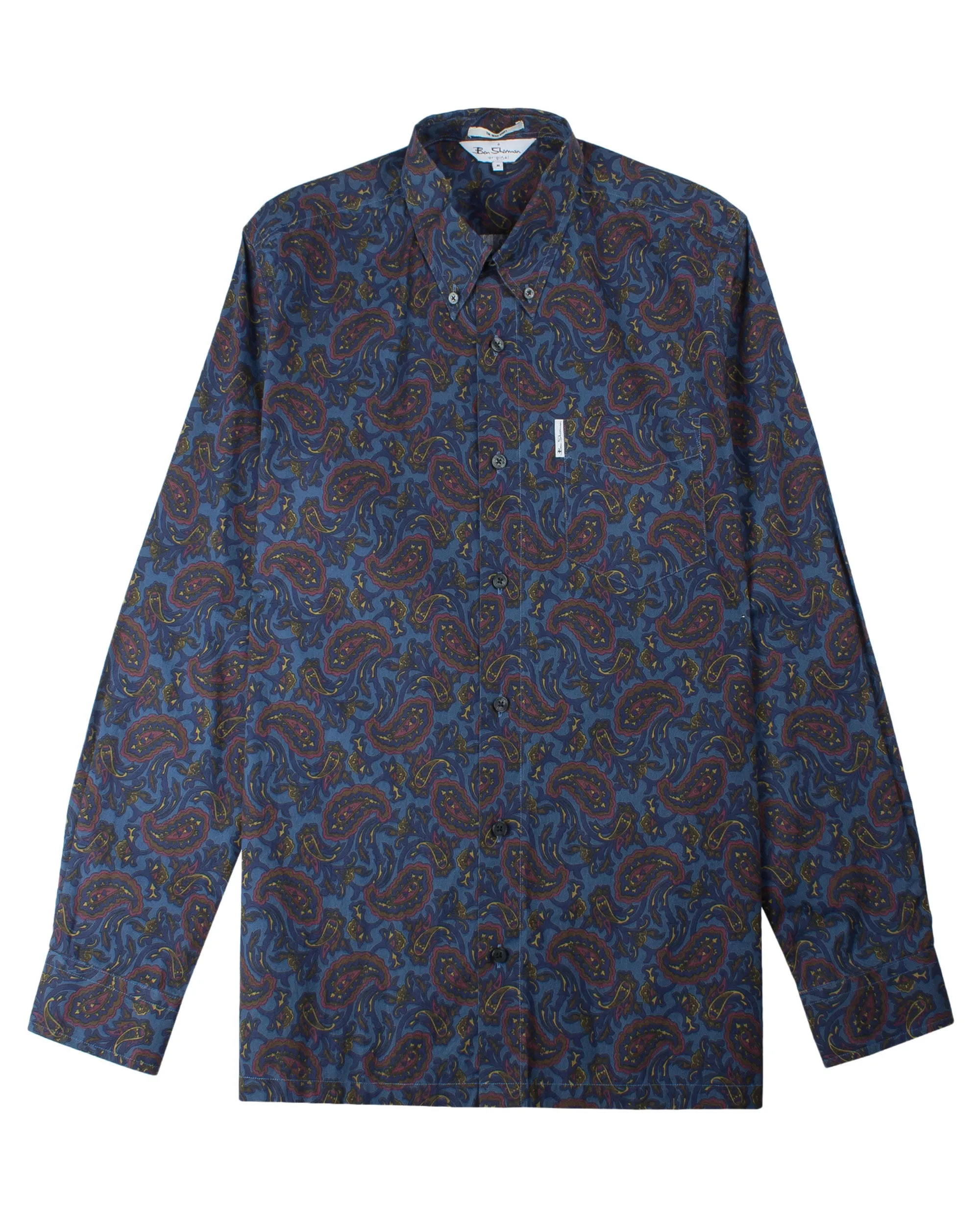 Long-Sleeved Archive Vega Shirt - Sargasso Sea sold by Ben Sherman product image thumbnail 5