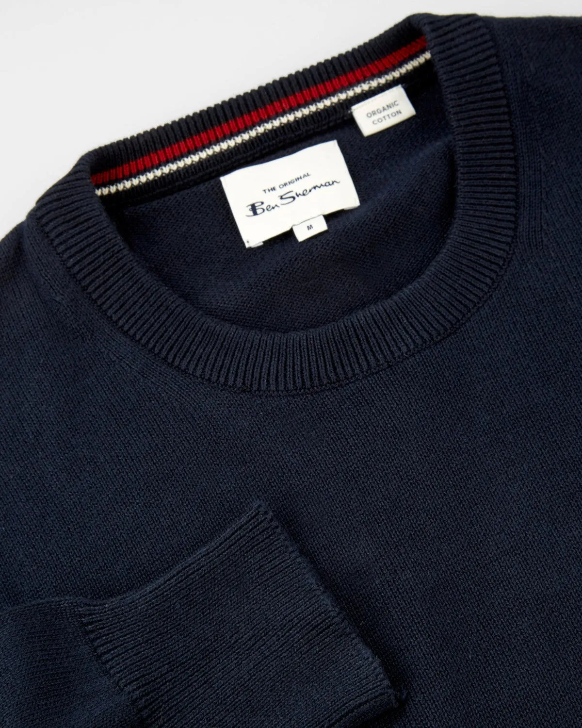 Signature Knit Crewneck Sweater - Dark Navy sold by Ben Sherman product image thumbnail 4