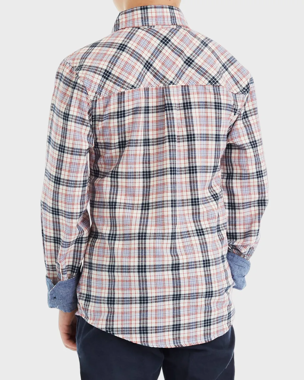 Boys Plaid Button-Down Shirt (Sizes 4-7) sold by Ben Sherman product image thumbnail 2