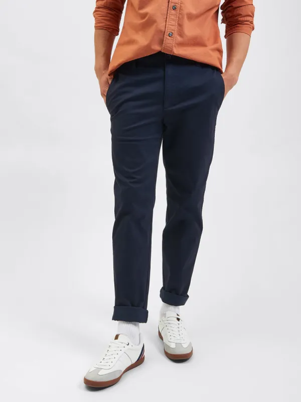 Slim Tapered Drawcord Chino Pant - Navy sold by Ben Sherman
