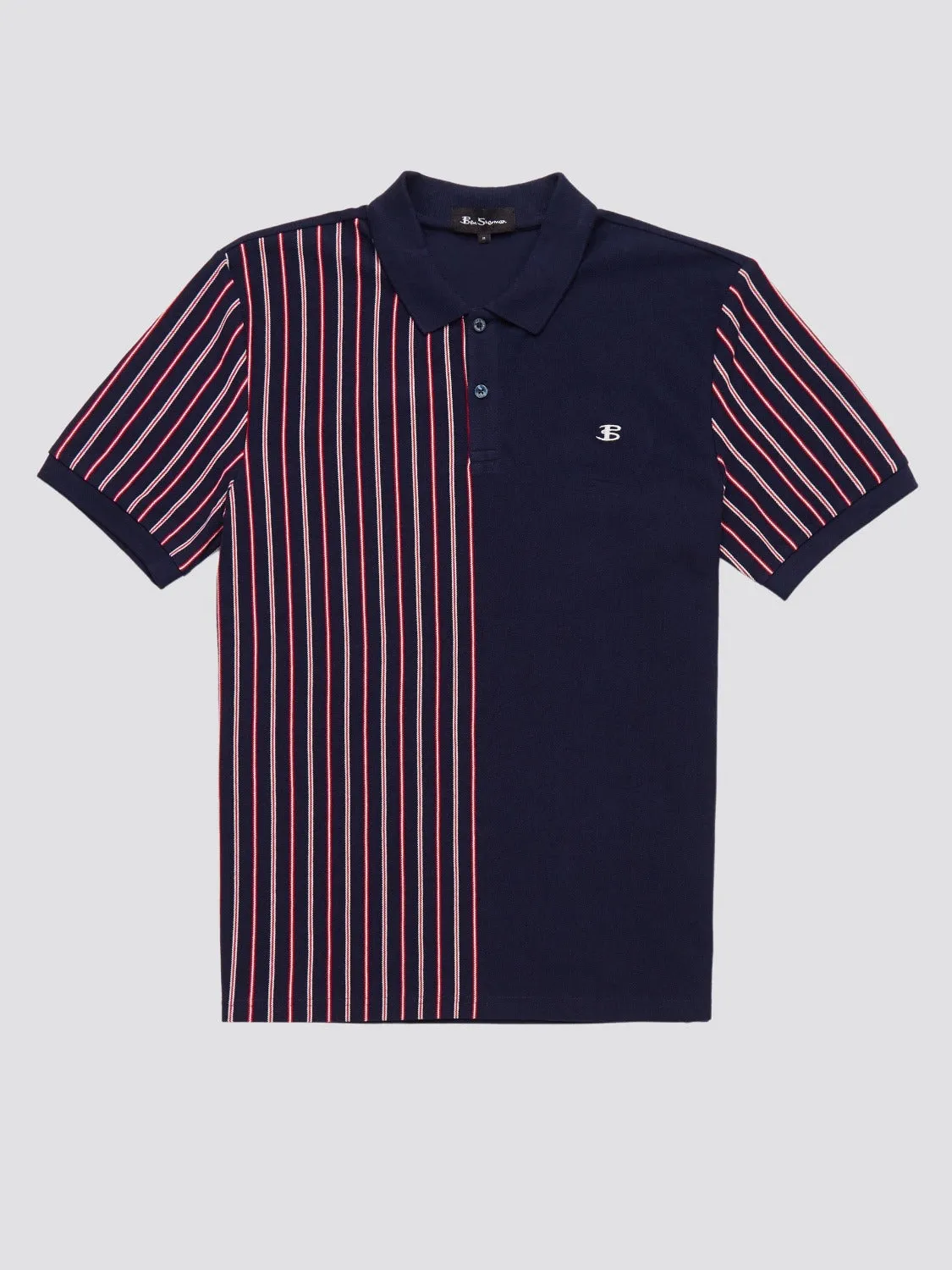B by Ben Sherman Vertical Stripe Polo sold by Ben Sherman product image thumbnail 2