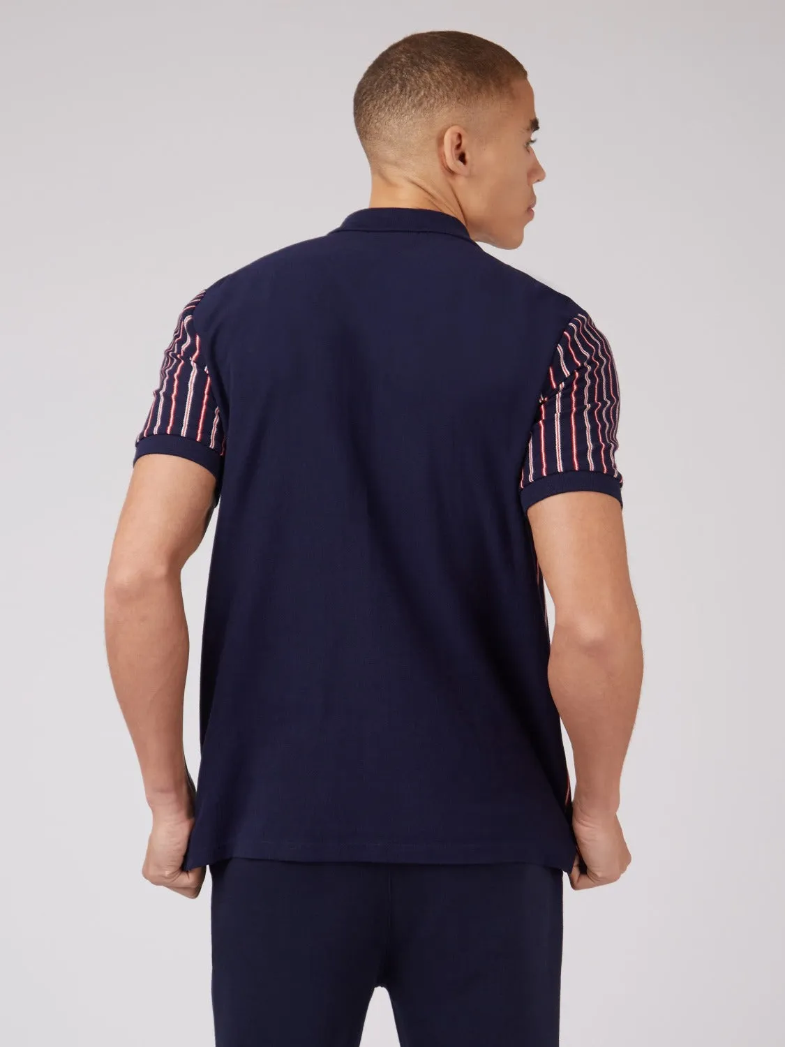 B by Ben Sherman Vertical Stripe Polo sold by Ben Sherman product image thumbnail 5