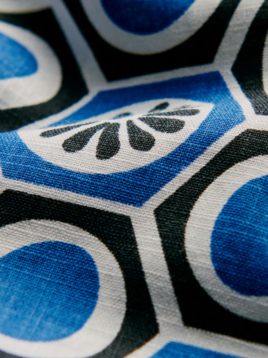 Retro Floral Print Short-Sleeve Shirt - Blue sold by Ben Sherman product image thumbnail 3