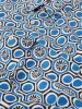 Retro Floral Print Short-Sleeve Shirt - Blue sold by Ben Sherman