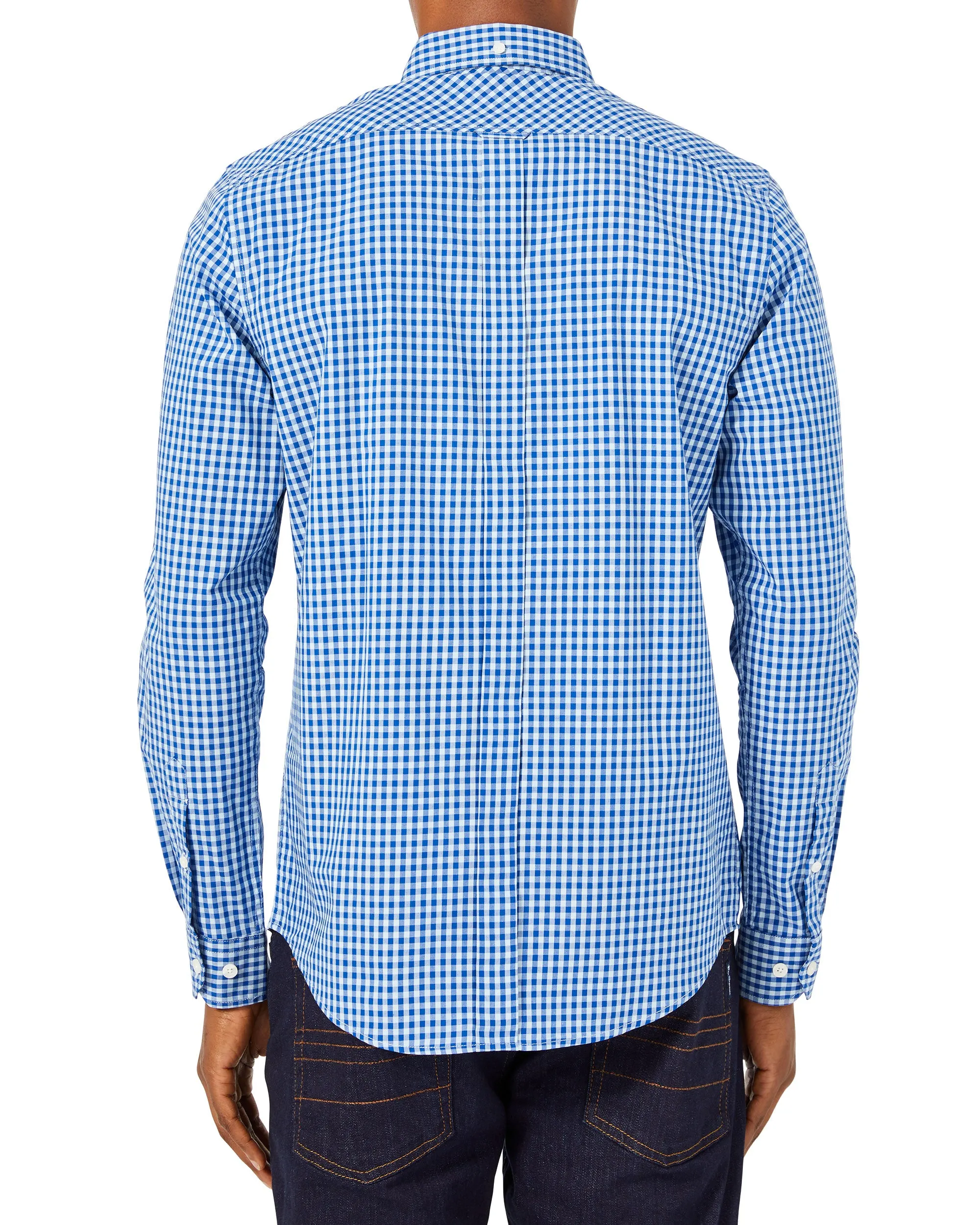 Long-Sleeve Gingham Shirt - Sky Blue sold by Ben Sherman product image thumbnail 2