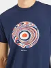 Trippy Target Graphic Tee - Marine sold by Ben Sherman