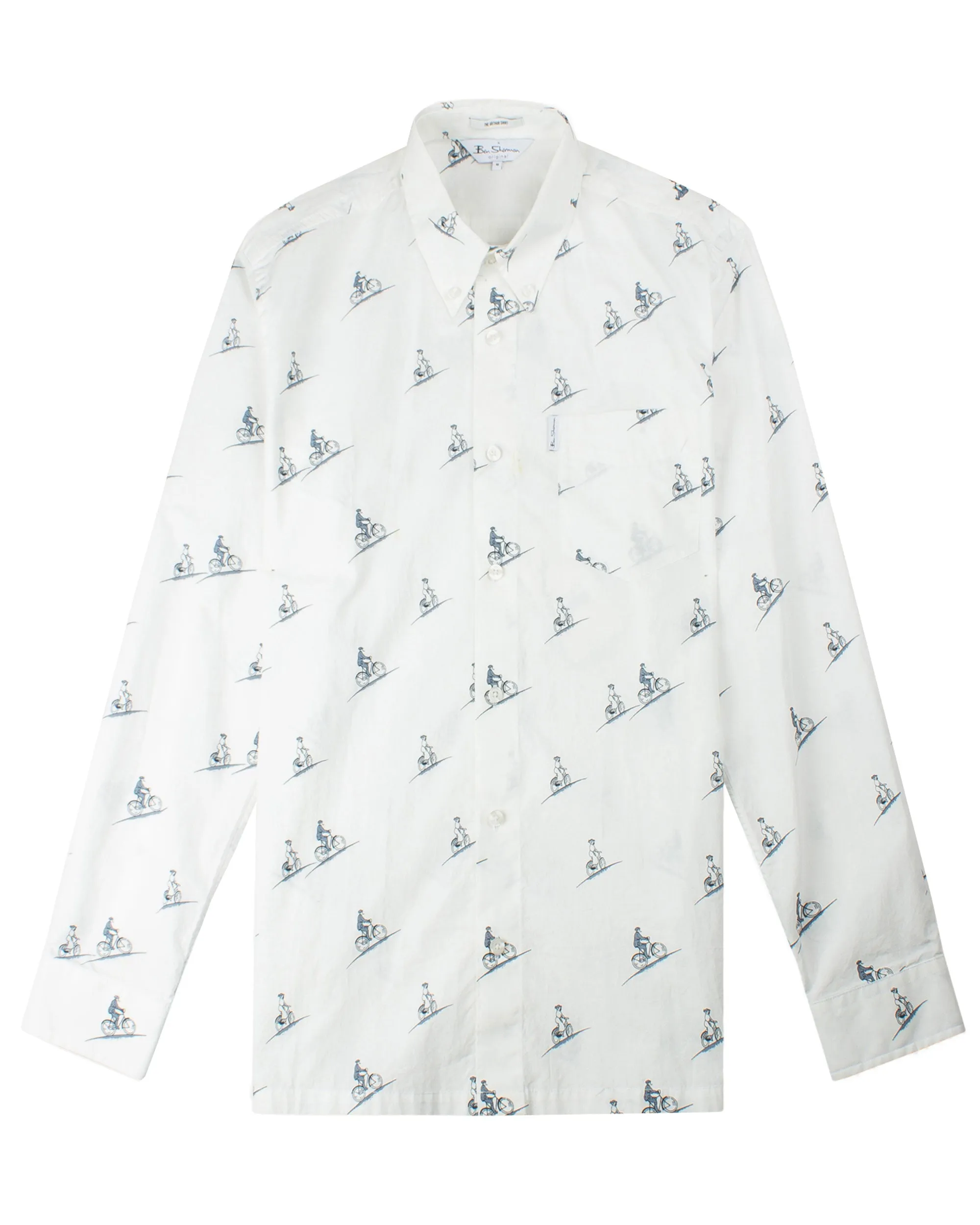 Long-Sleeved Archive Arthur Shirt - Snow White sold by Ben Sherman product image thumbnail 4