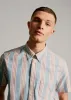 Ivy Block Stripe Short-Sleeve Shirt sold by Ben Sherman