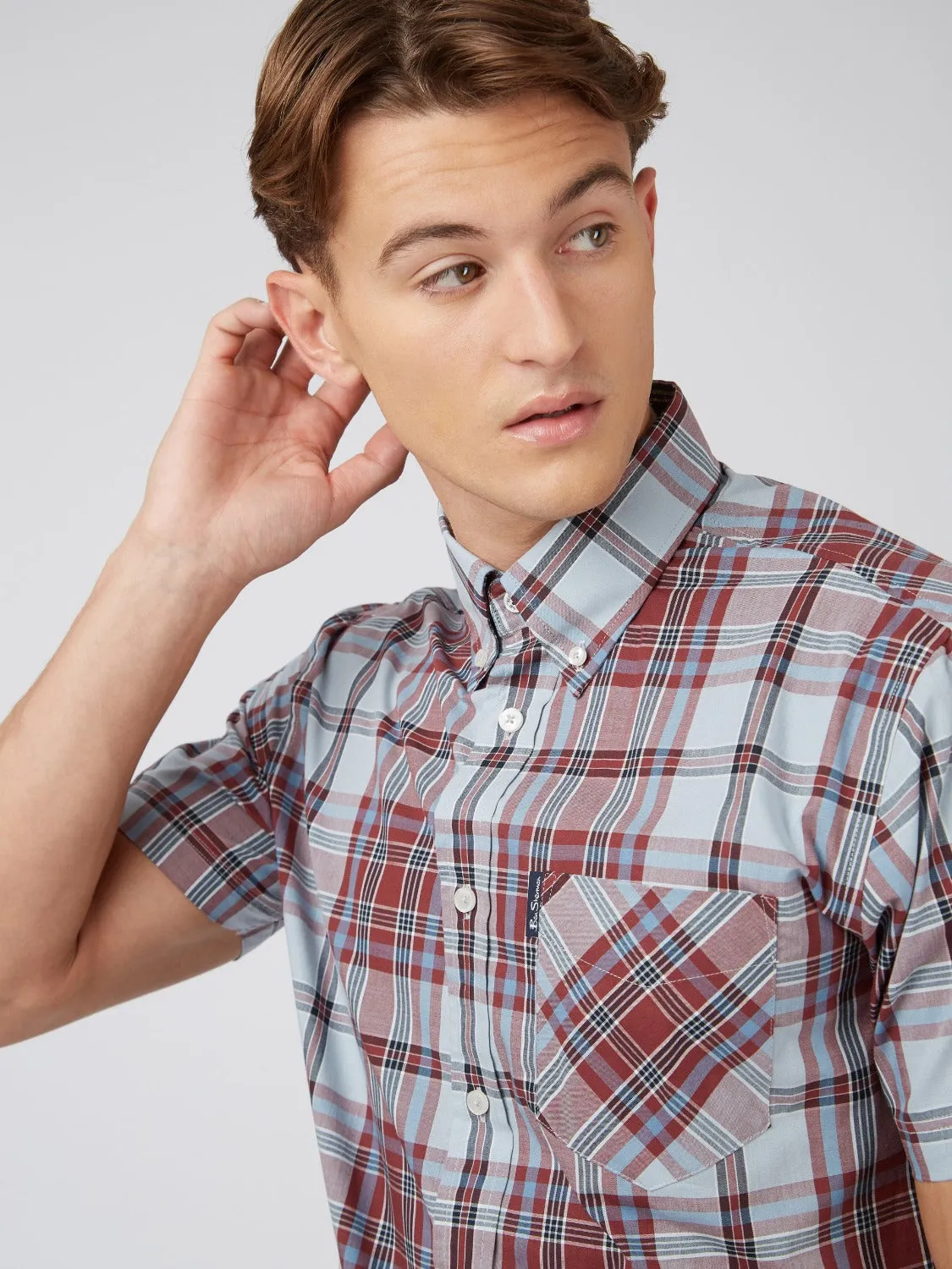 Classic Check Short-Sleeve Shirt sold by Ben Sherman product image thumbnail 2