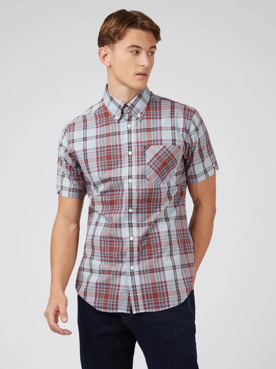 Classic Check Short-Sleeve Shirt sold by Ben Sherman product image thumbnail 3