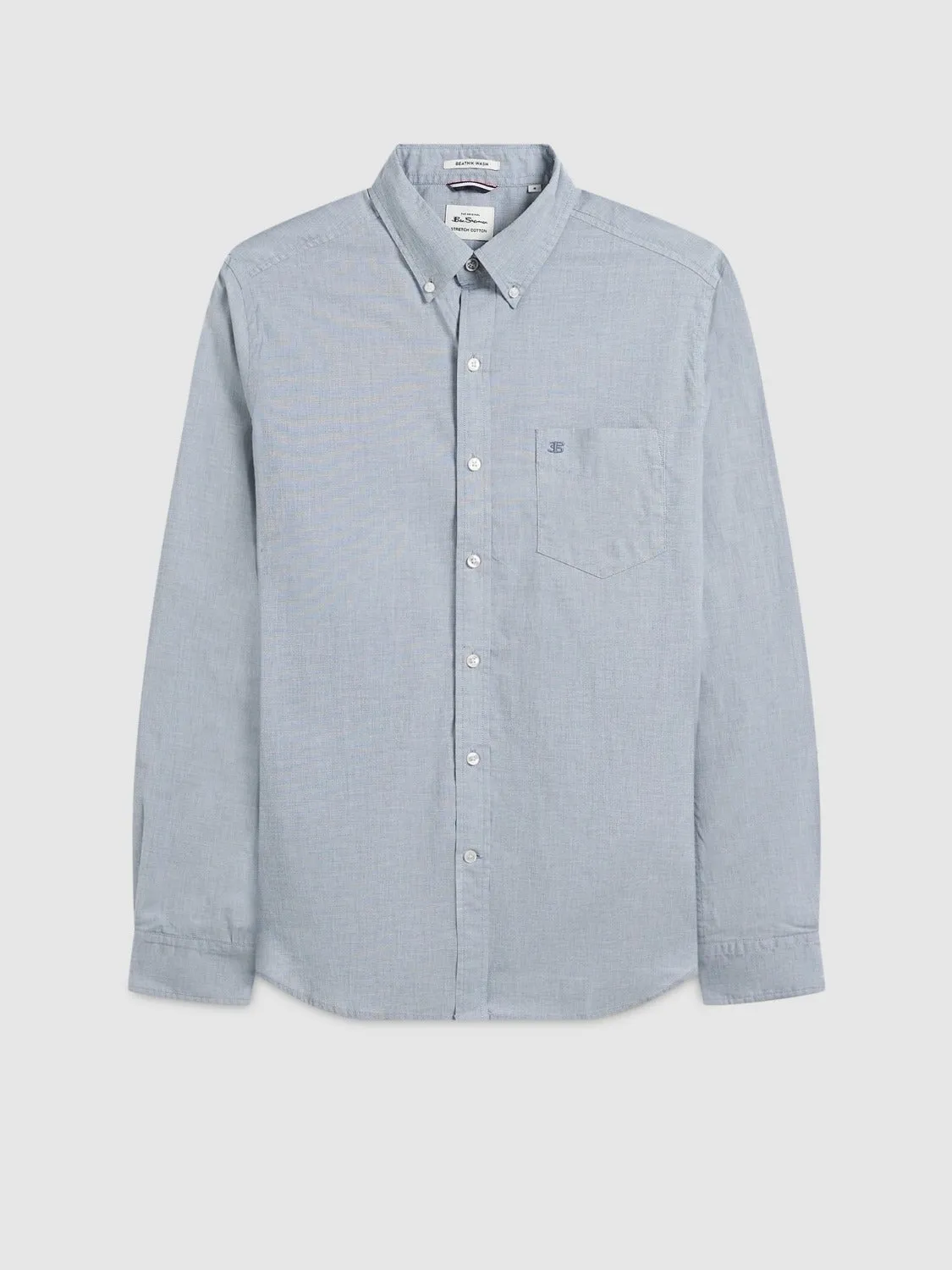 Beatnik Wash Long-Sleeve Shirt - Navy sold by Ben Sherman product image thumbnail 3