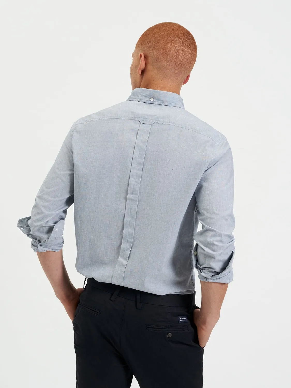 Beatnik Wash Long-Sleeve Shirt - Navy sold by Ben Sherman product image thumbnail 5