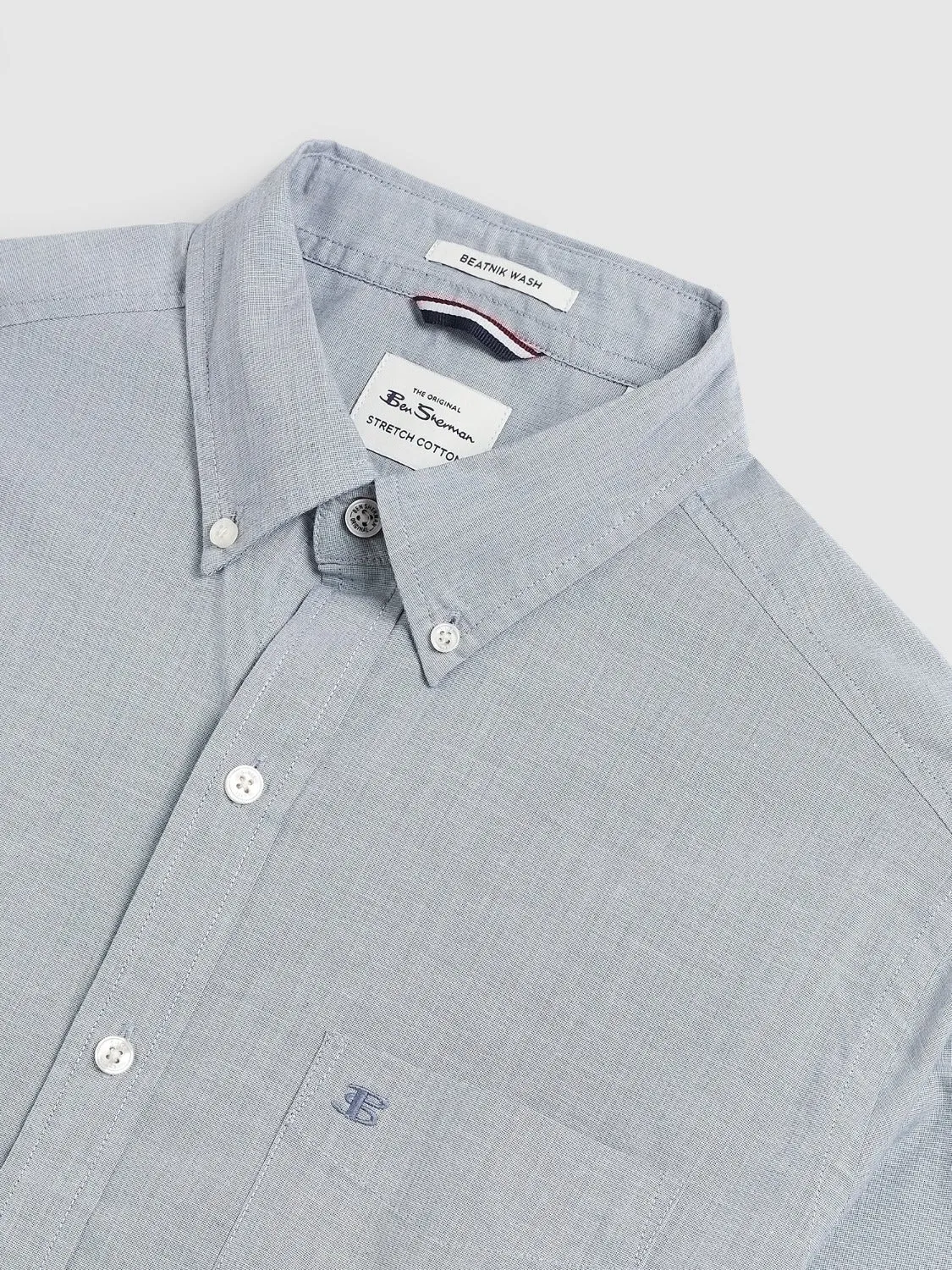Beatnik Wash Long-Sleeve Shirt - Navy sold by Ben Sherman product image thumbnail 2