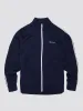 Signature Taped Tricot Track Top - Marine sold by Ben Sherman