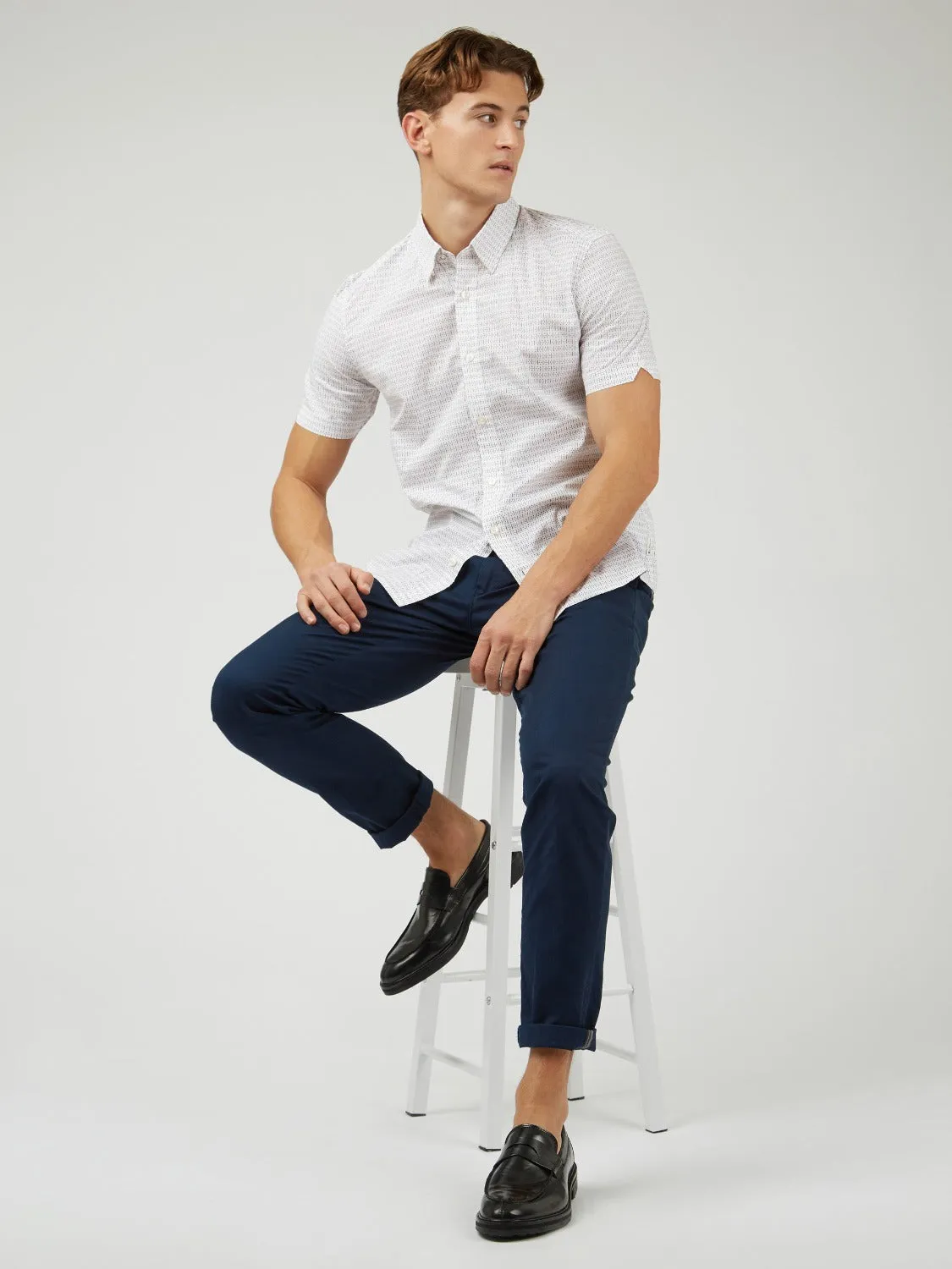 Dash Print Short-Sleeve Shirt sold by Ben Sherman product image thumbnail 4
