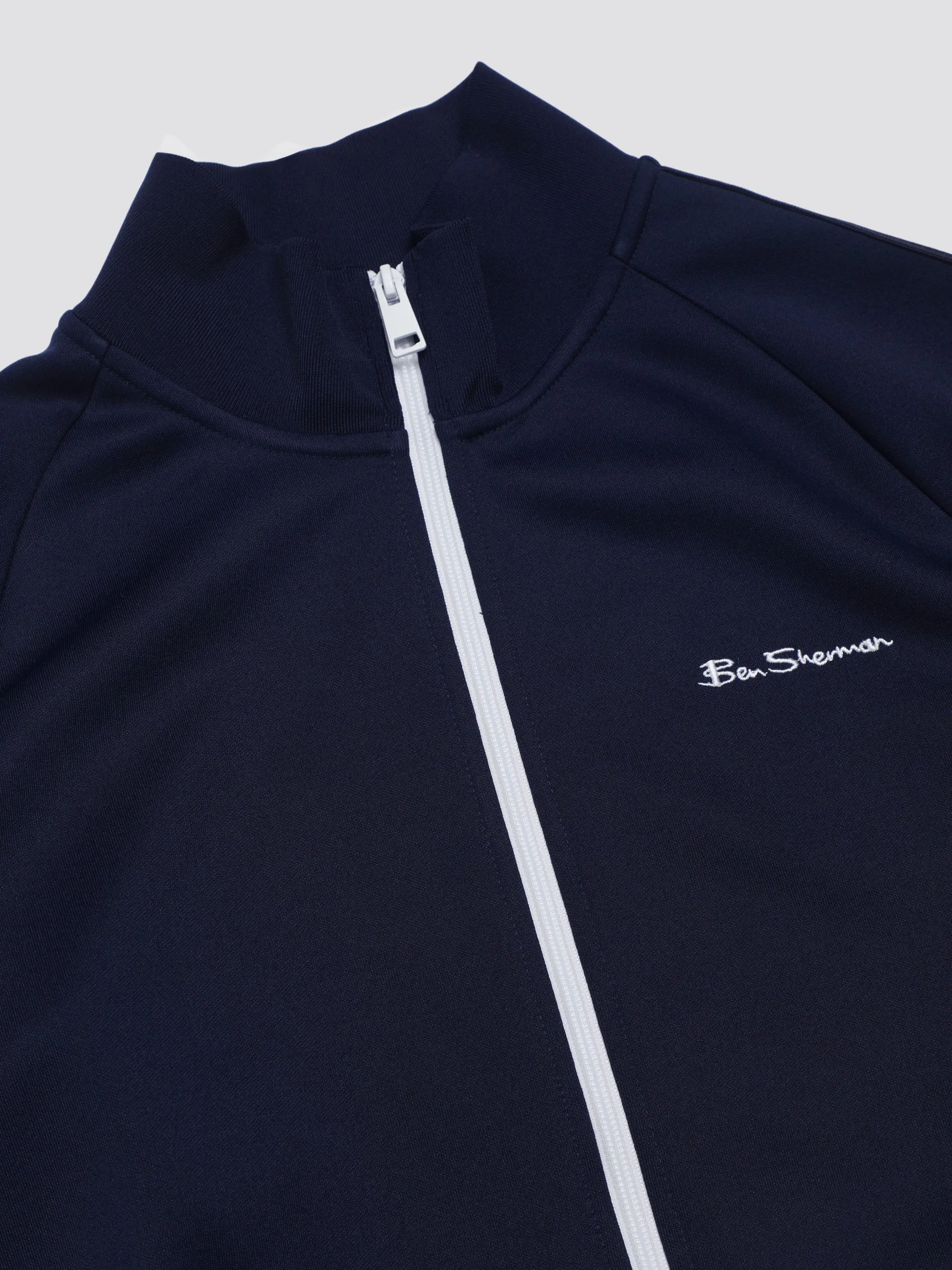 Signature Taped Tricot Track Top - Marine sold by Ben Sherman product image thumbnail 5