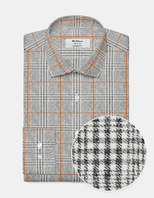 Custom Twisted Yarn Heritage Check Shirt sold by Ben Sherman