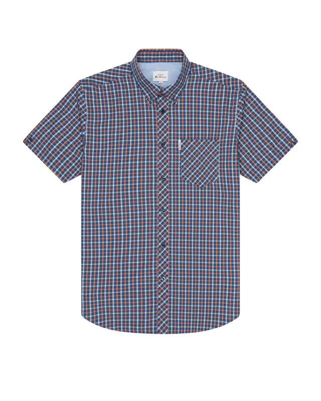 Short-Sleeve House Check - Anise sold by Ben Sherman