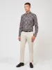 Signature Paisley Print Shirt - Fog sold by Ben Sherman