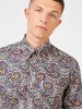 Signature Paisley Print Shirt - Fog sold by Ben Sherman