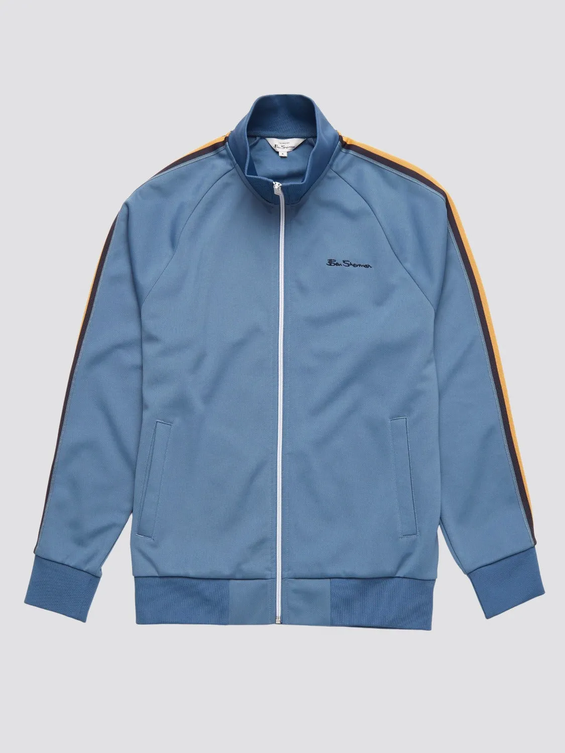 Signature Zip-Through Track Jacket - Blue sold by Ben Sherman