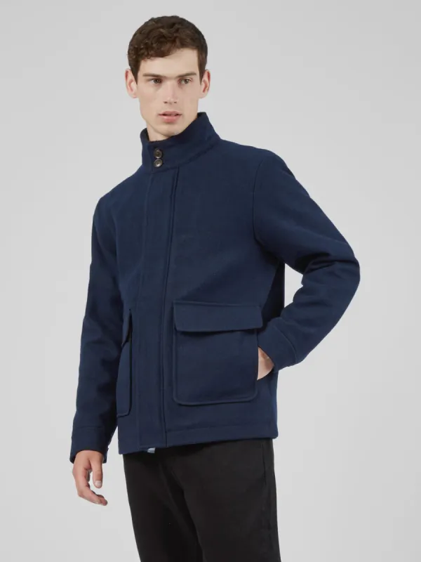 Smart Wool Jacket - Midnight sold by Ben Sherman