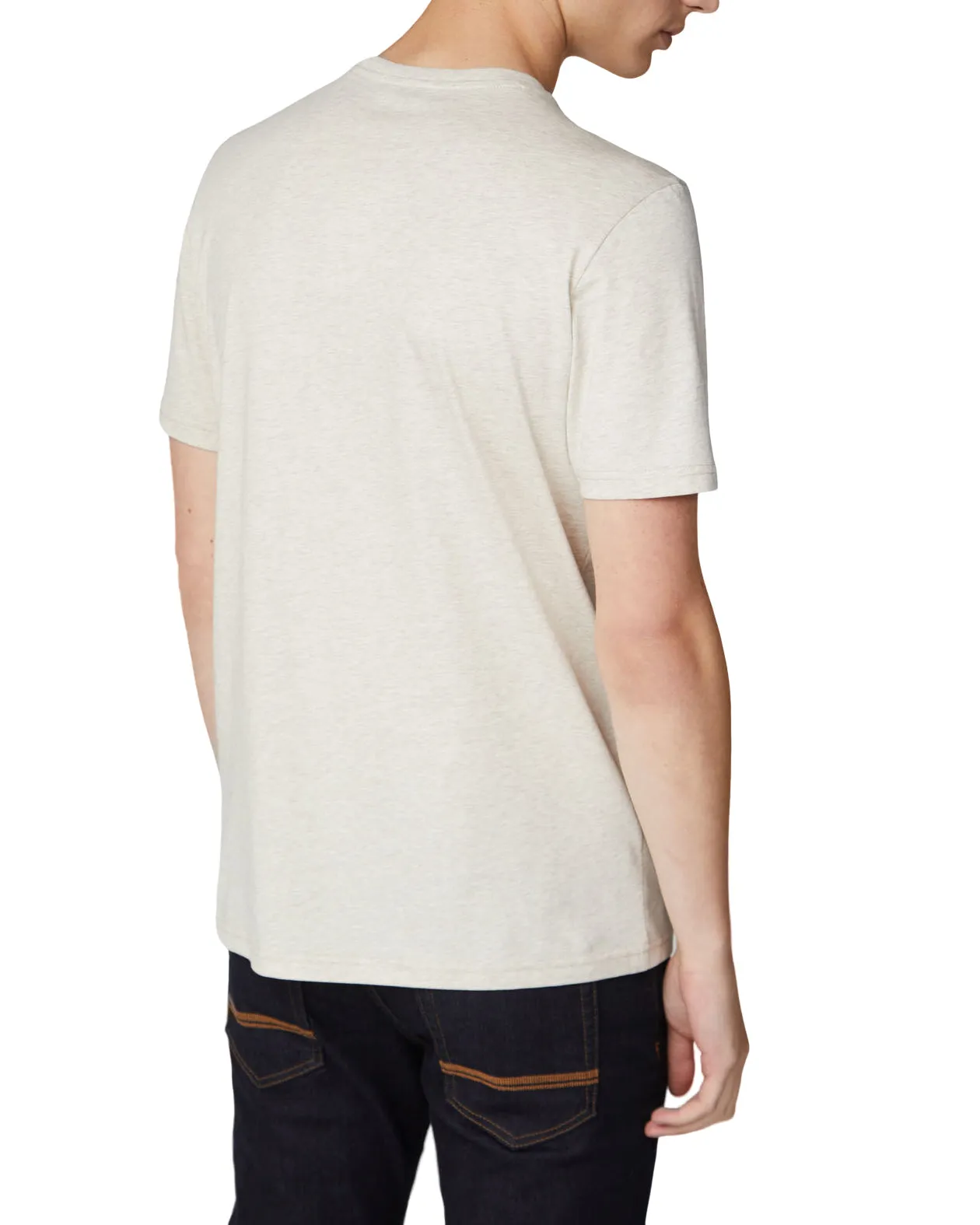 Target Logo T-Shirt - Ivory sold by Ben Sherman product image thumbnail 2