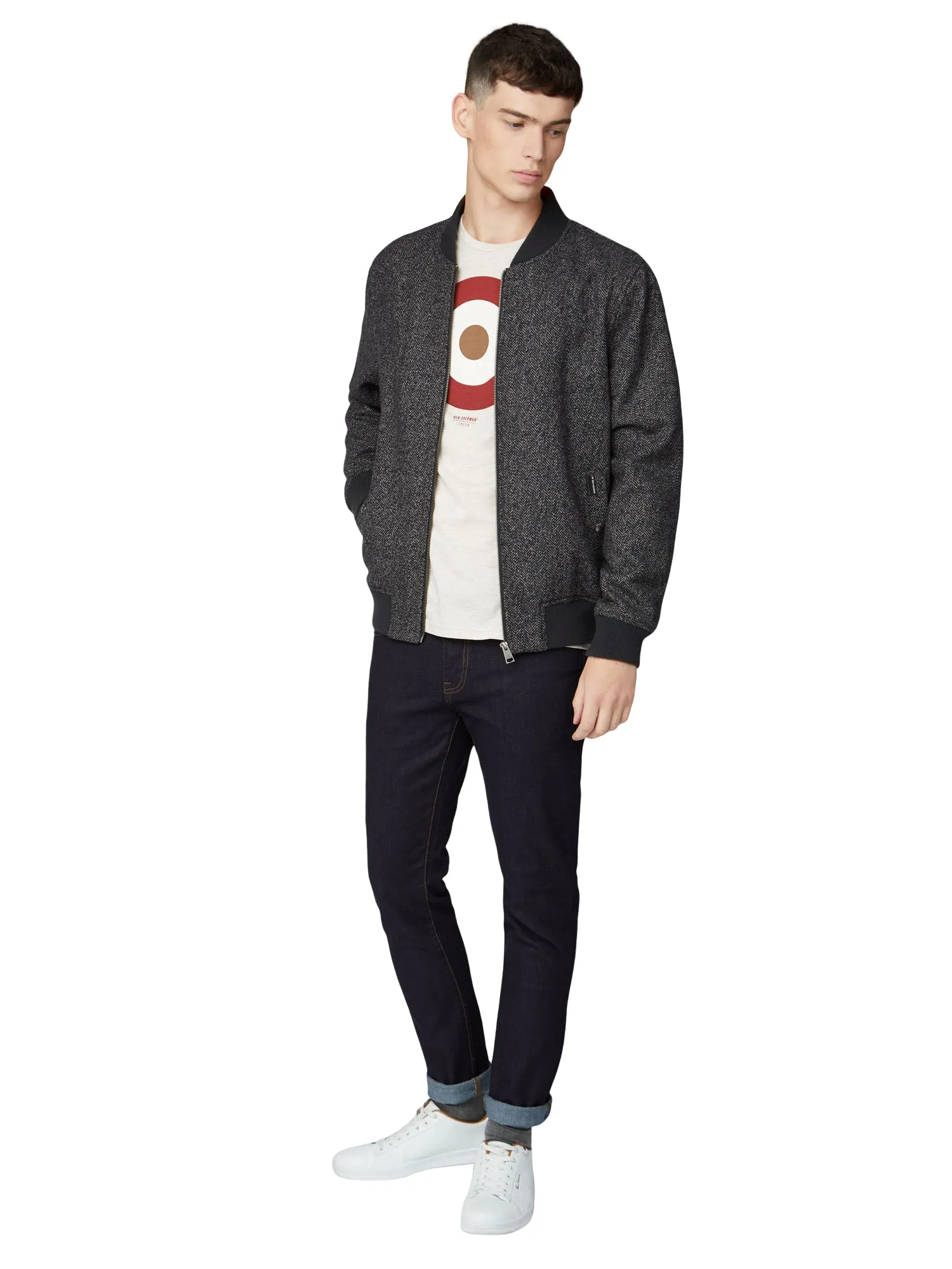 Target Logo T-Shirt - Ivory sold by Ben Sherman product image thumbnail 5