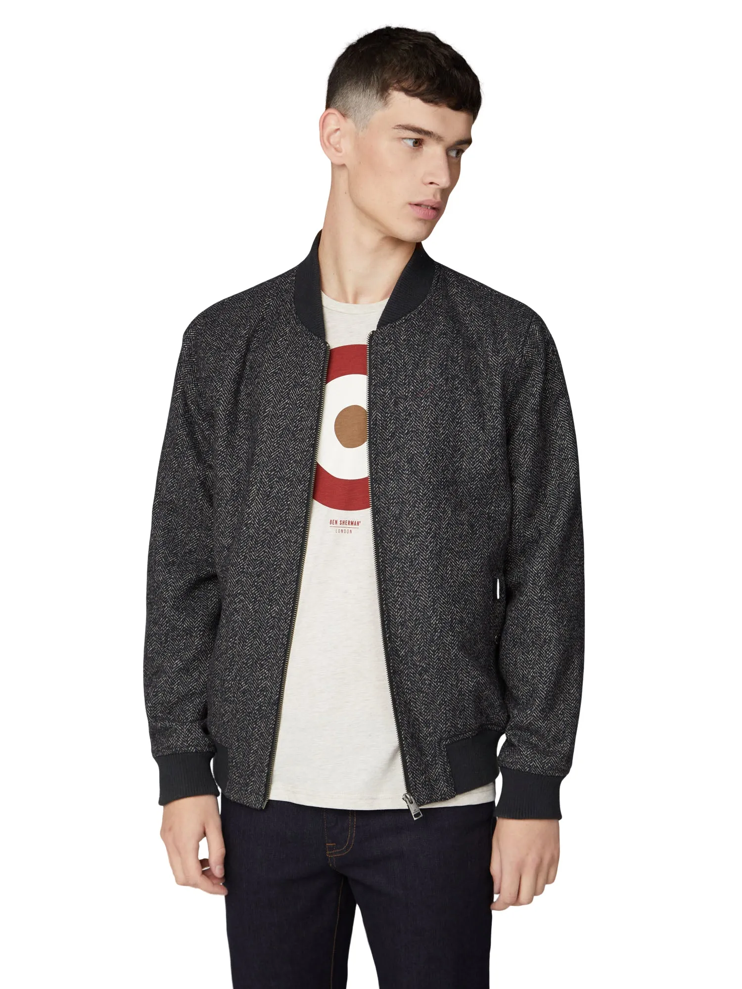 Target Logo T-Shirt - Ivory sold by Ben Sherman product image thumbnail 4