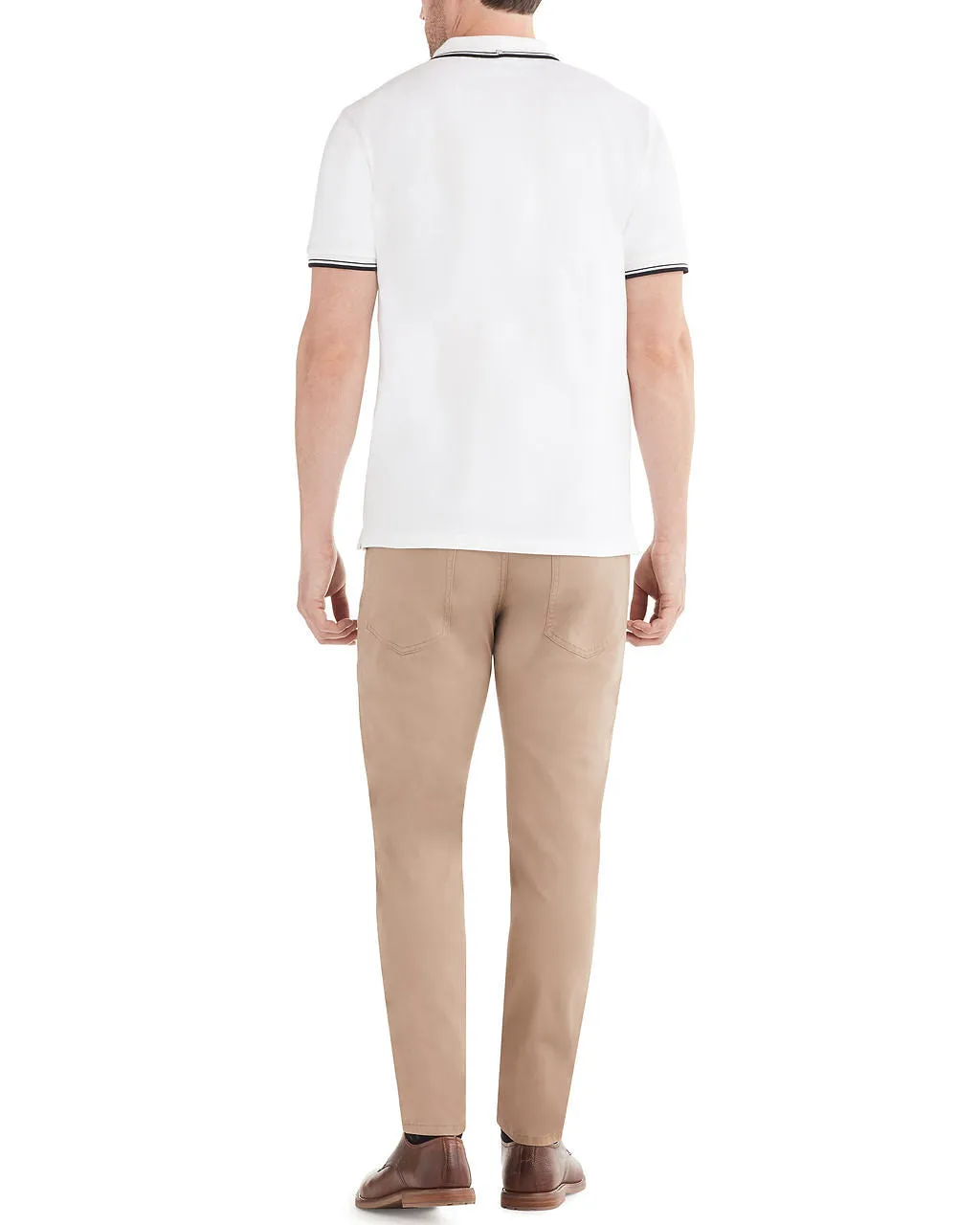 Stretch Sueded Sateen 5-Pocket Pant - Stone sold by Ben Sherman product image thumbnail 2