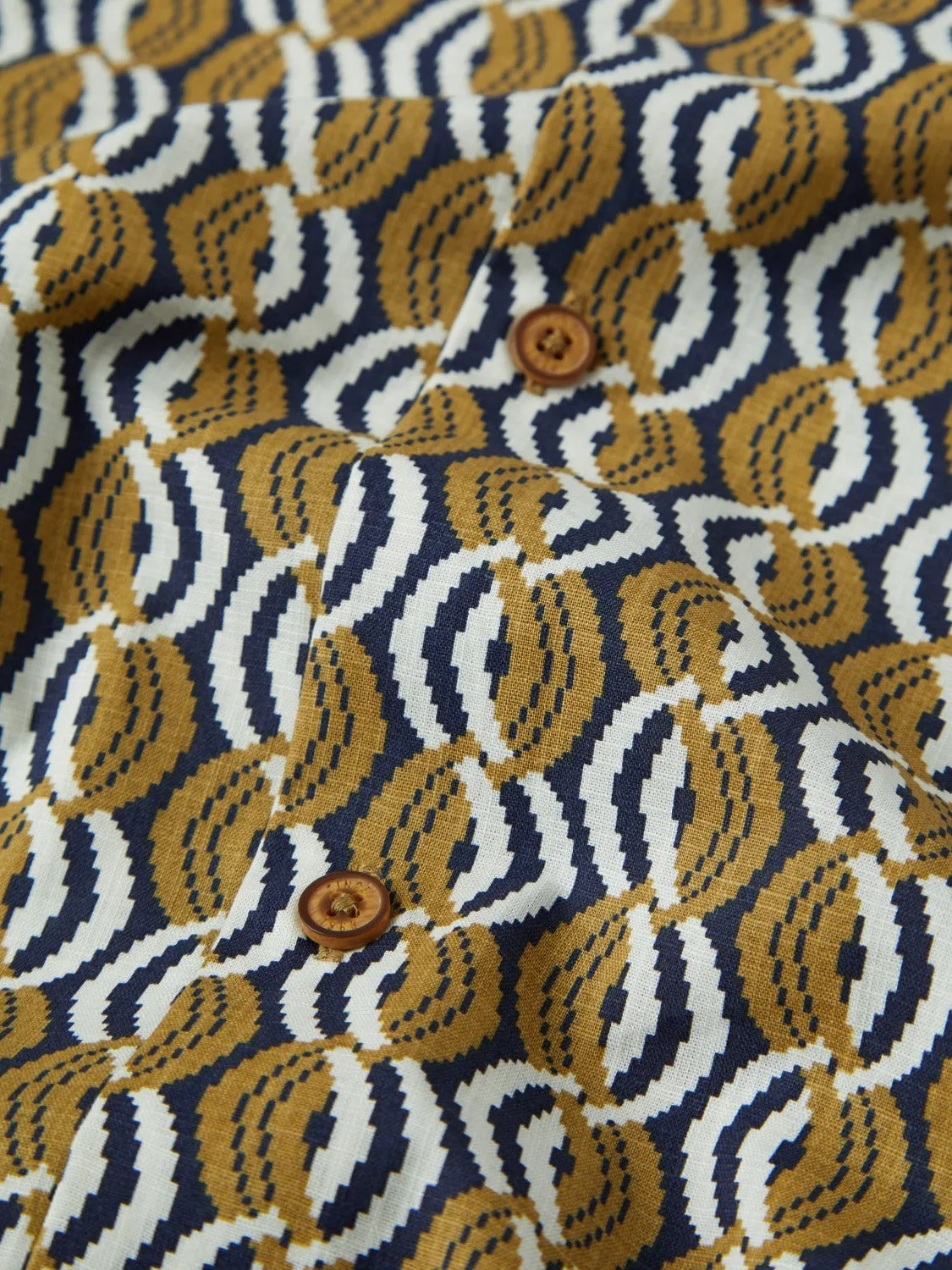 Optical Print Short-Sleeve Shirt sold by Ben Sherman product image thumbnail 3