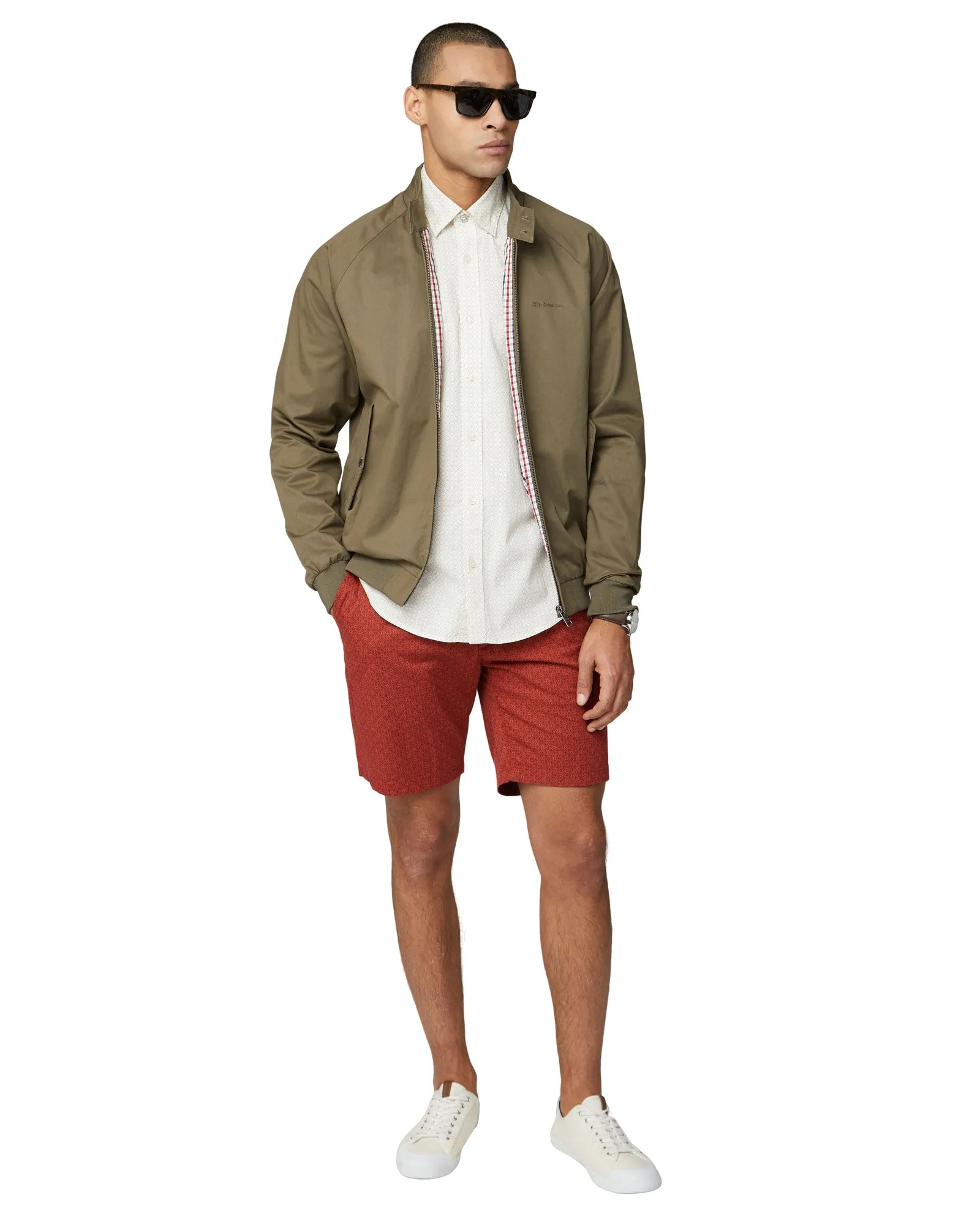 Long-Sleeve Geo Print Shirt - Snow White sold by Ben Sherman product image thumbnail 5