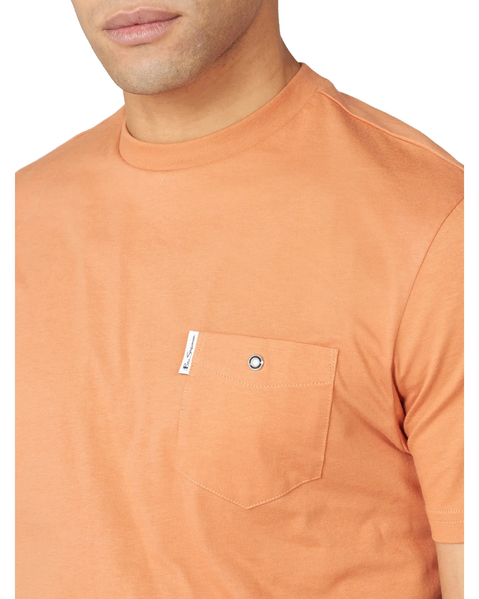 Organic Cotton Signature Pocket Tee - Anise sold by Ben Sherman product image thumbnail 3